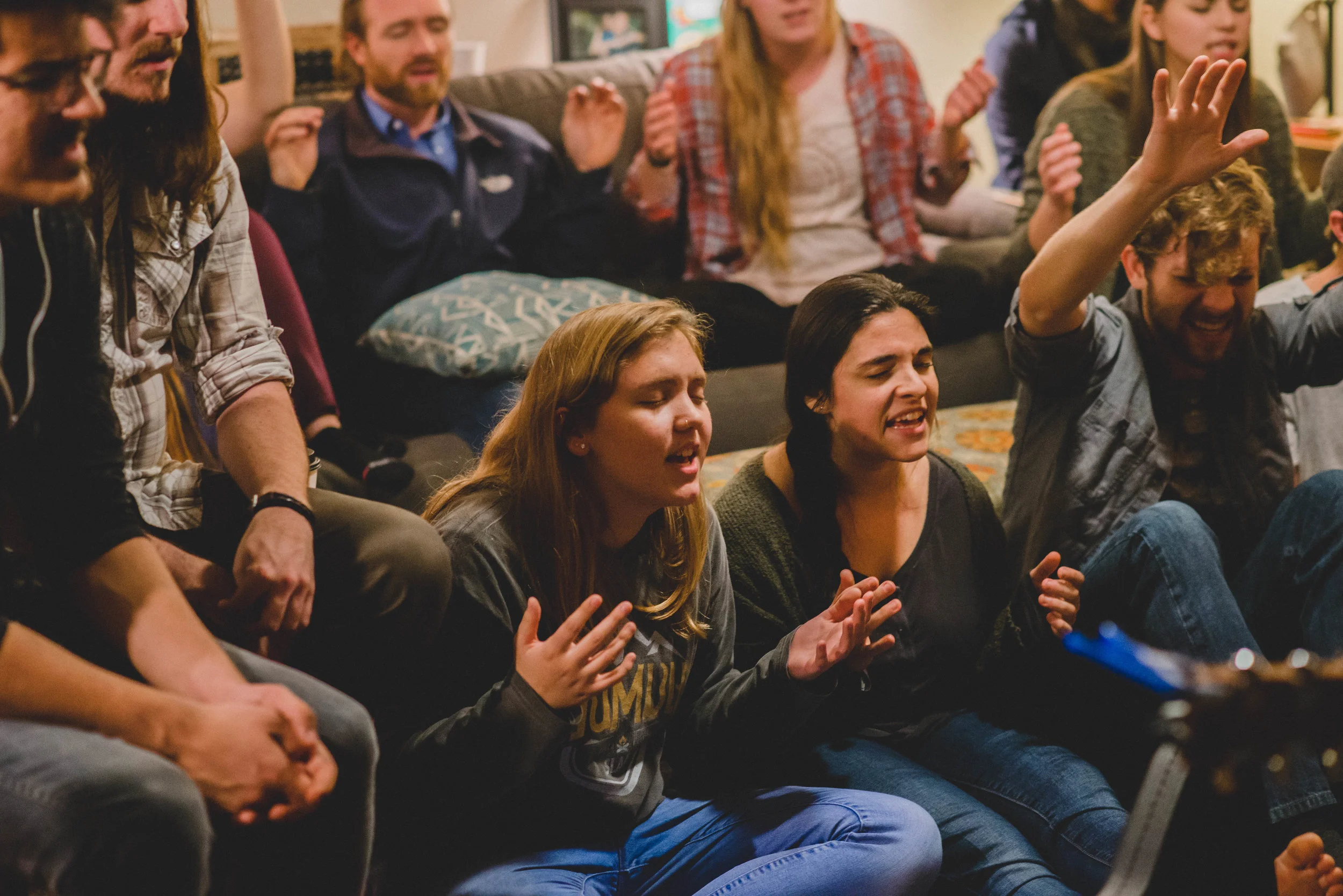 Students have multiple opportunities to worship throughout the week at bible studies and chapel. 