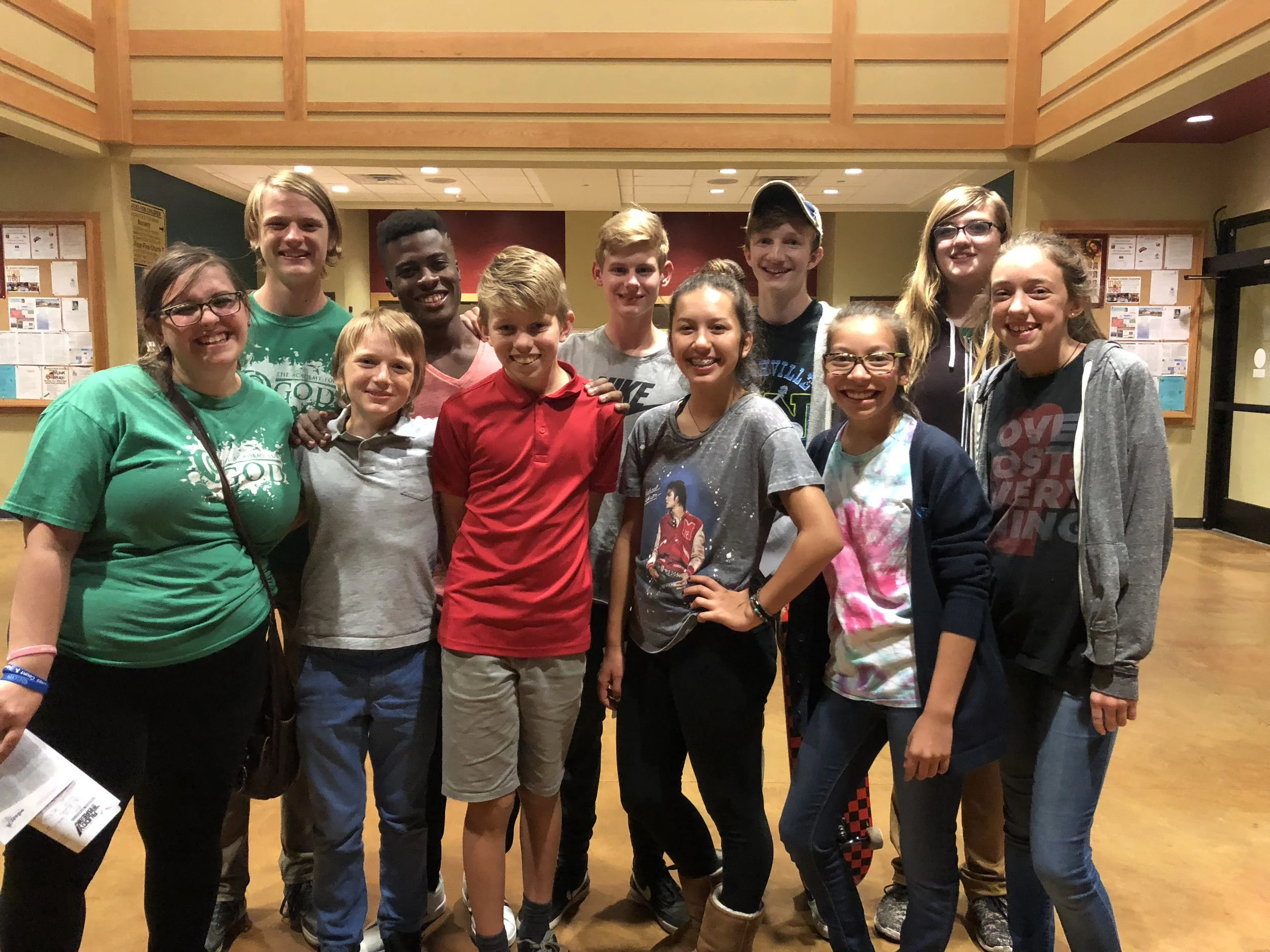 Academy students after their Buddy Break training. 