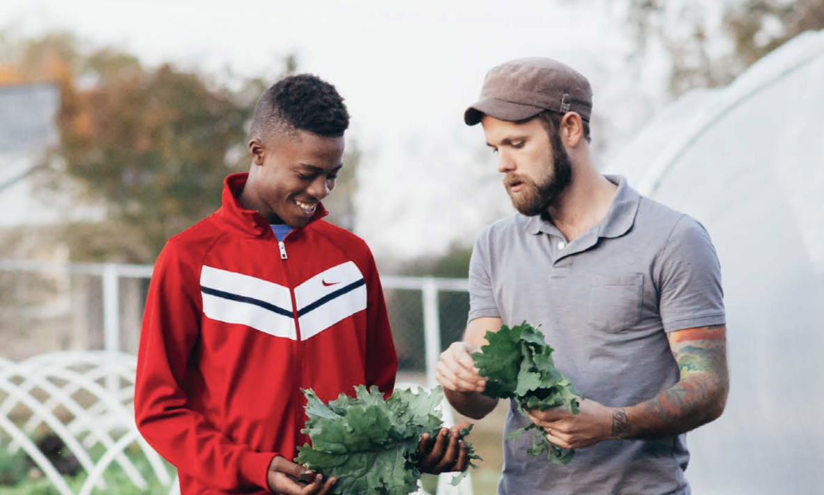 Before enrolling at the Academy for G.O.D., Gerron participated with our organization through Camp Skillz, volunteering in the garden and even peer tutoring through our after school program. 