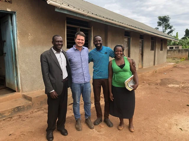 John and Cameron met with the St. Johns HM (left) and lead teachers (one on the right). They gained positive reports about the improvements happening at St. Johns in the form not only of student nutrition, but staff development and facility usage. Recently St. John's hosted a teachers conference for 170 and an athletic competition for the surrounding area! 