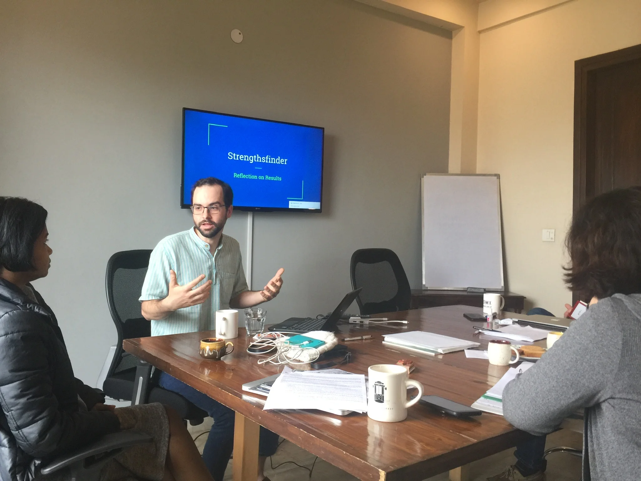 Using the Strengthfinder test, Nick helped identify each staff and volunteer’s gifts and discuss the ways that they can work together for the benefit of the whole.