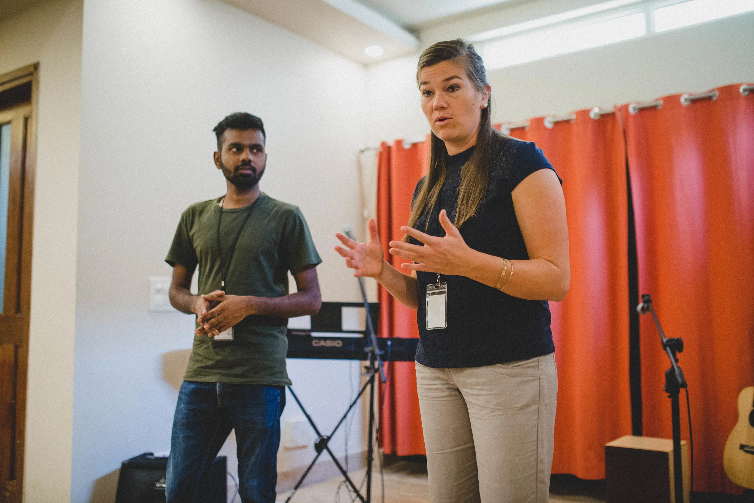 Rebekah Davis taught on the book of Genesis and Manohar Paul translated. Participants were challenged to recognize God’s intention for humanity and how he wants us to live in the world.