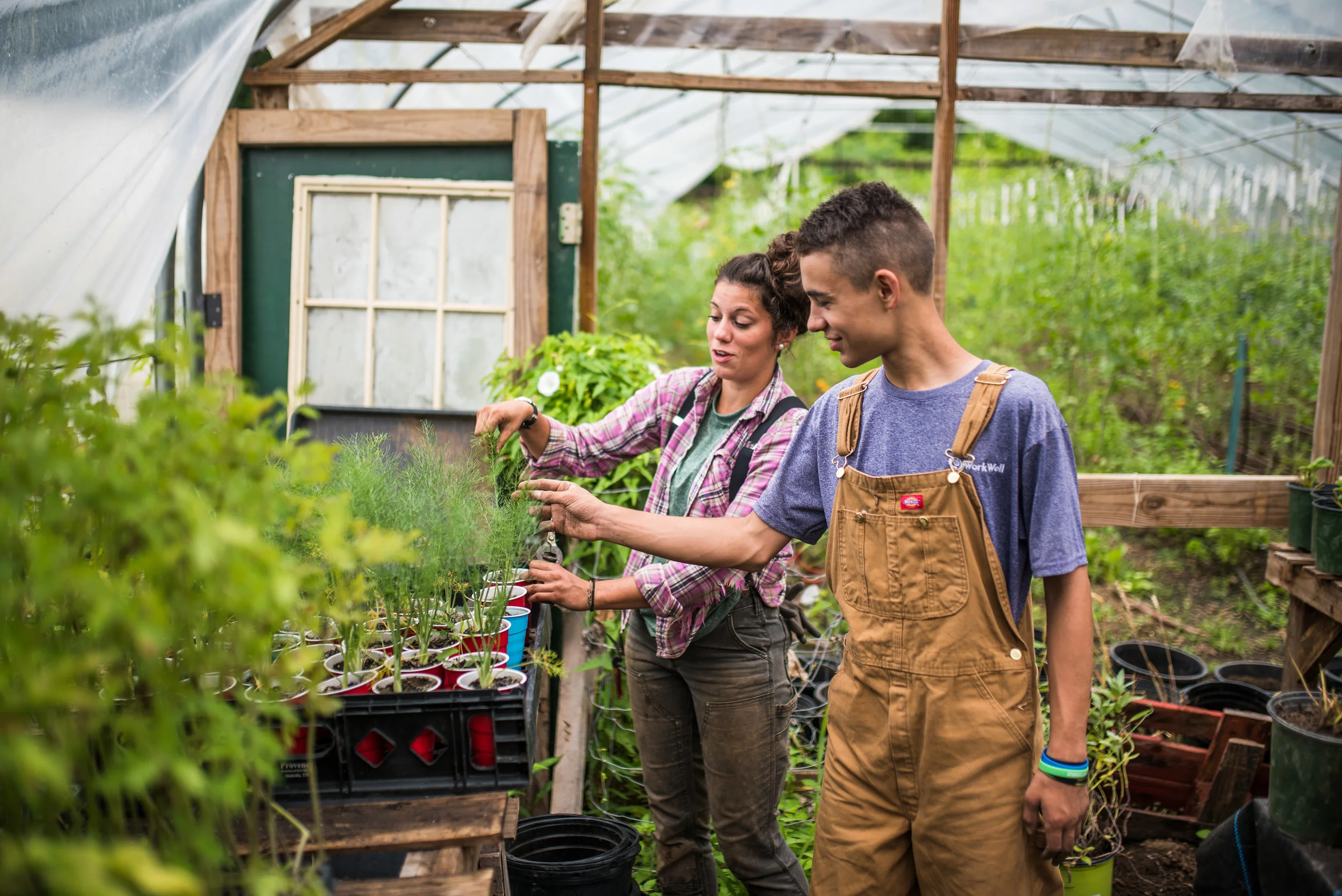 Ty Benoit worked under Kennedy Dupois, a passionate Hopewell Farms employee.