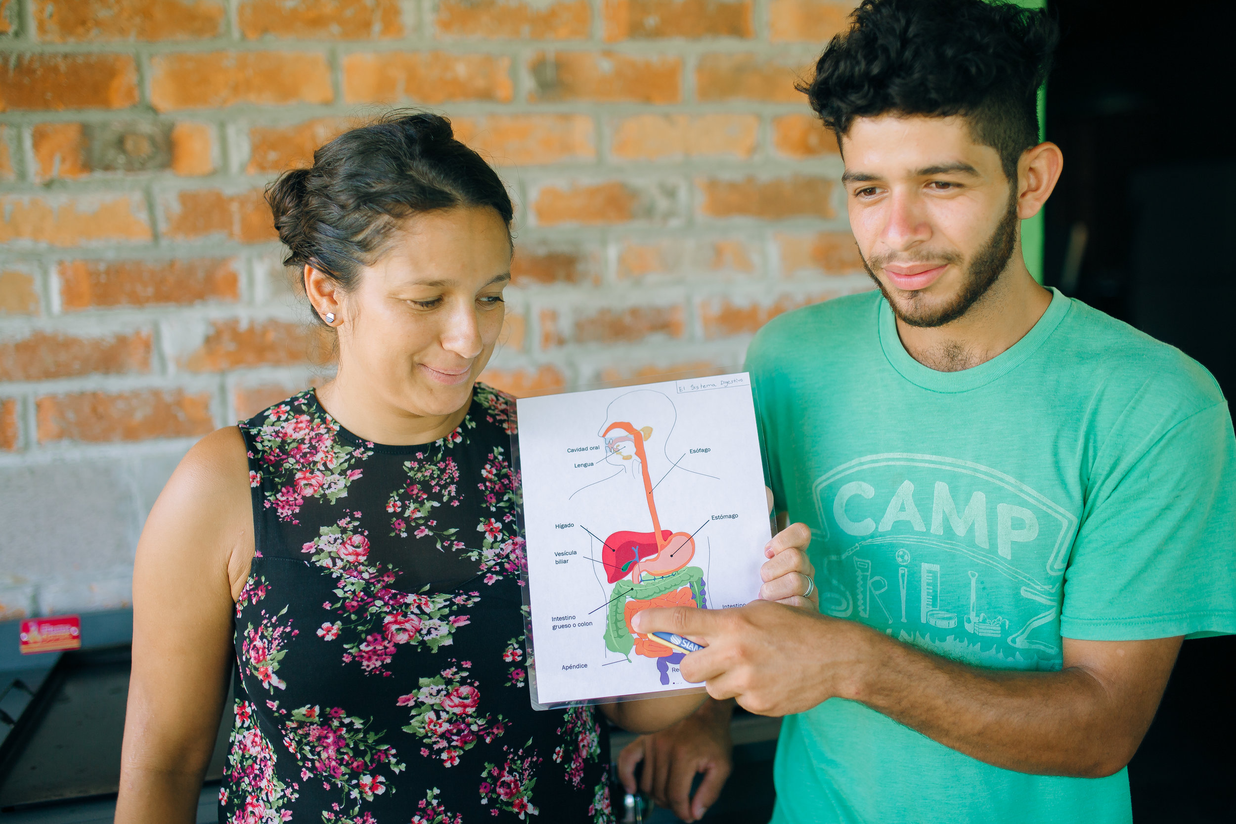Learning anatomy is key to understanding your health. Part of the workshop was to ensure everyone knew how their diet affects their bodies and why.