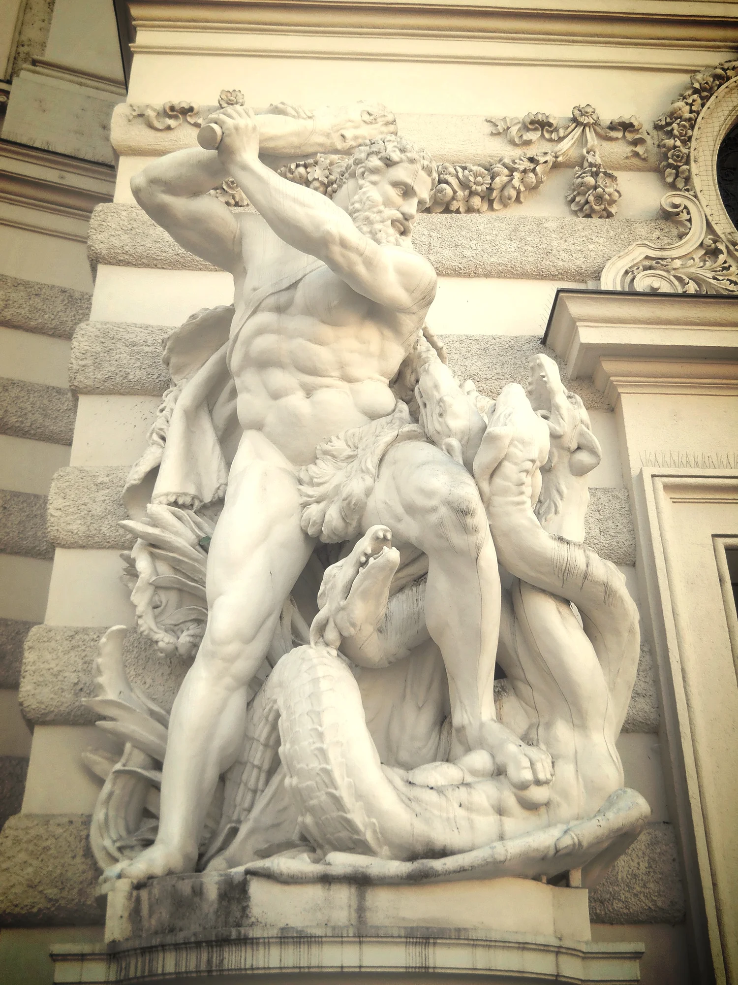 Hercules and Hydra, Hofburg, Vienna, Austria, 2014