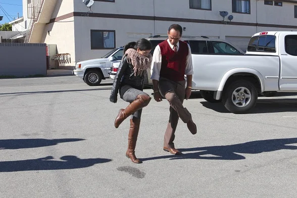 Irish step dancing because of course you would