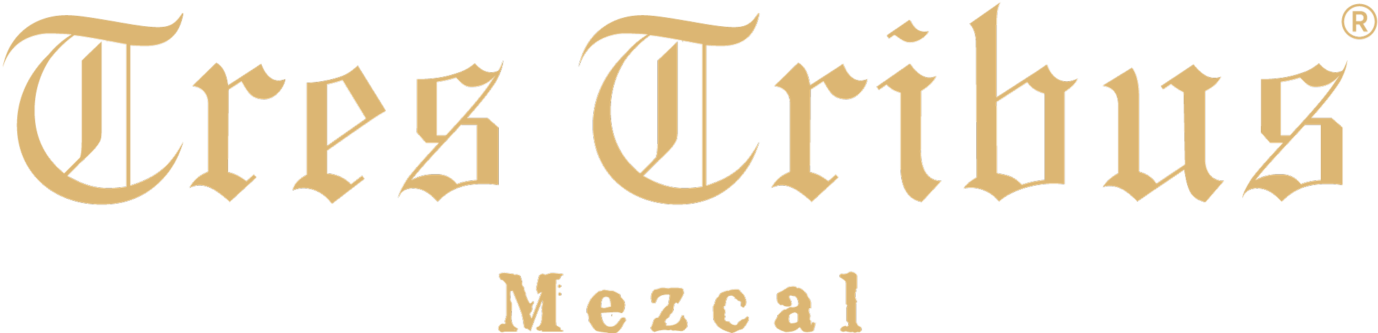 Tres-Tribus-Written-Word-With-Mezcal-Primary-Brand-Logo-Gold-Transparent - Isabella Ordway.png