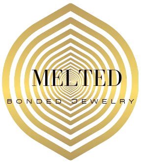 melted bonded jewelry logo
