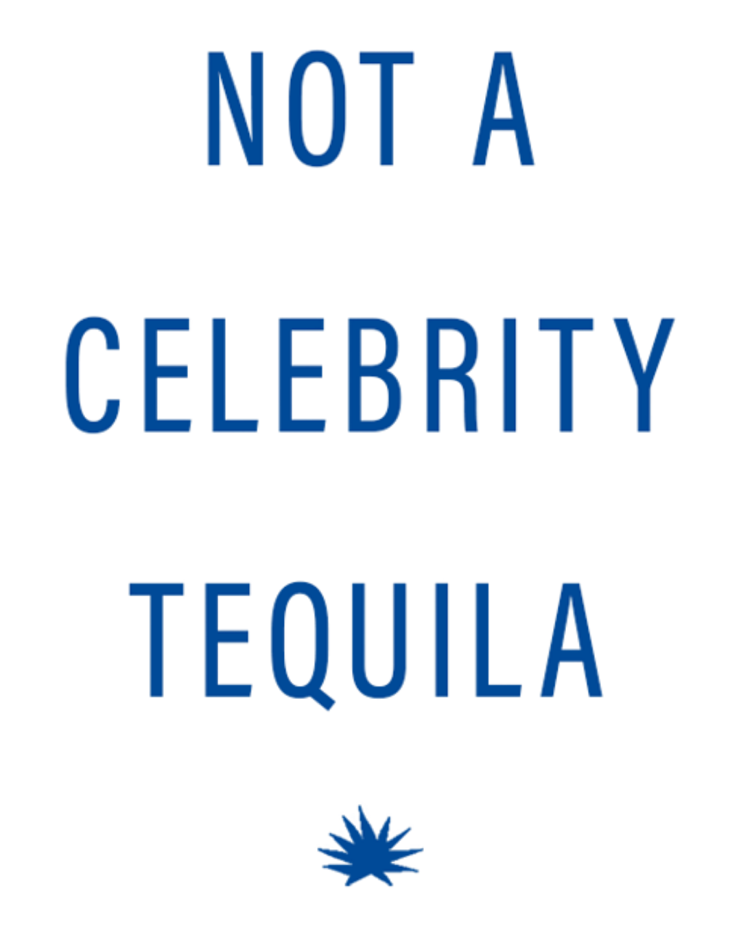 not a celebrity tequila logo