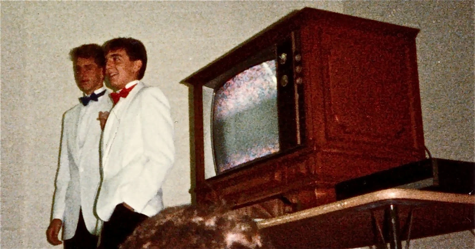 ED: THE MOVIE Premier, 1986 (I'm wearing the red bow tie, John Riser is in blue.)