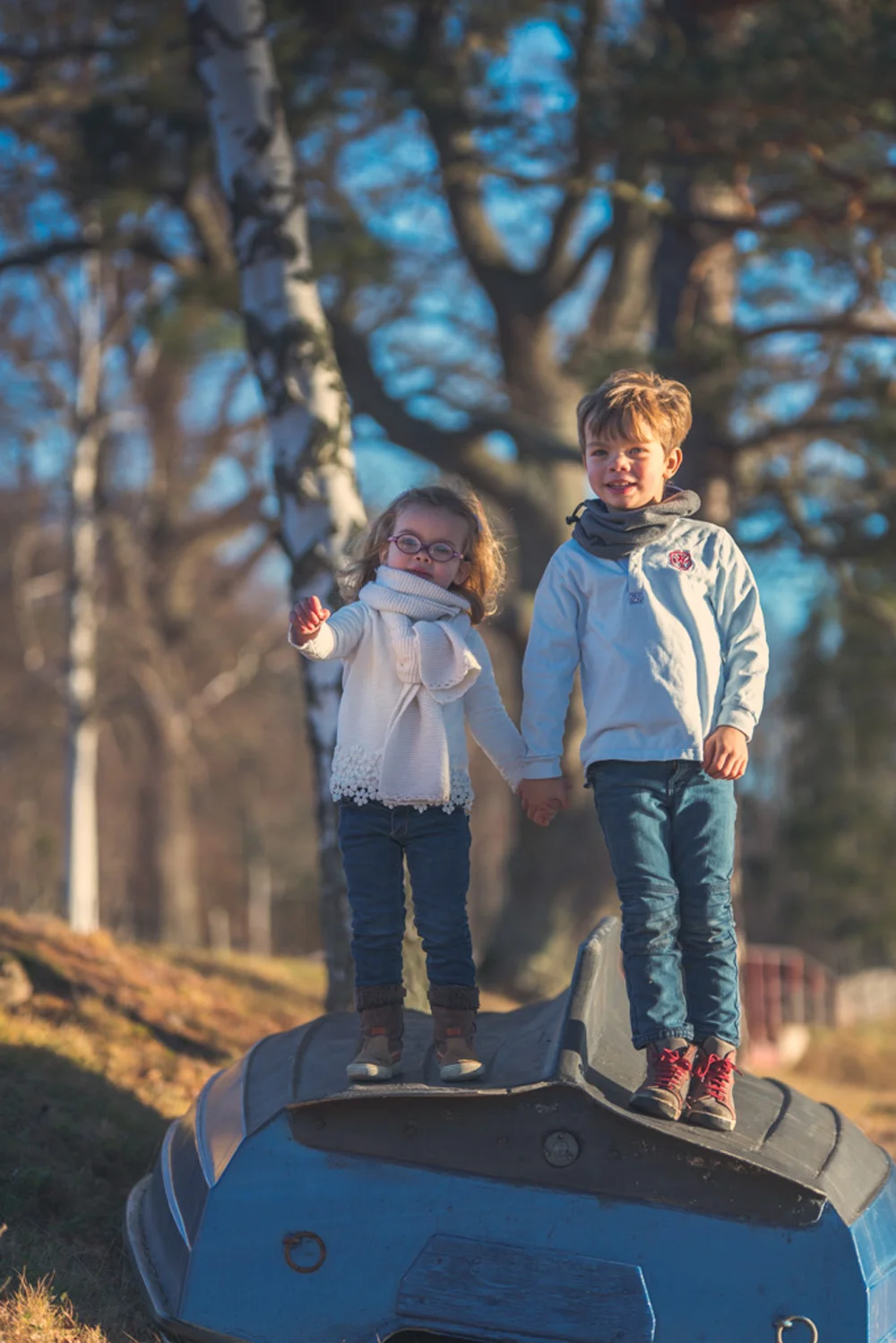 Familjefotografering Oskarshamn Stensjö by