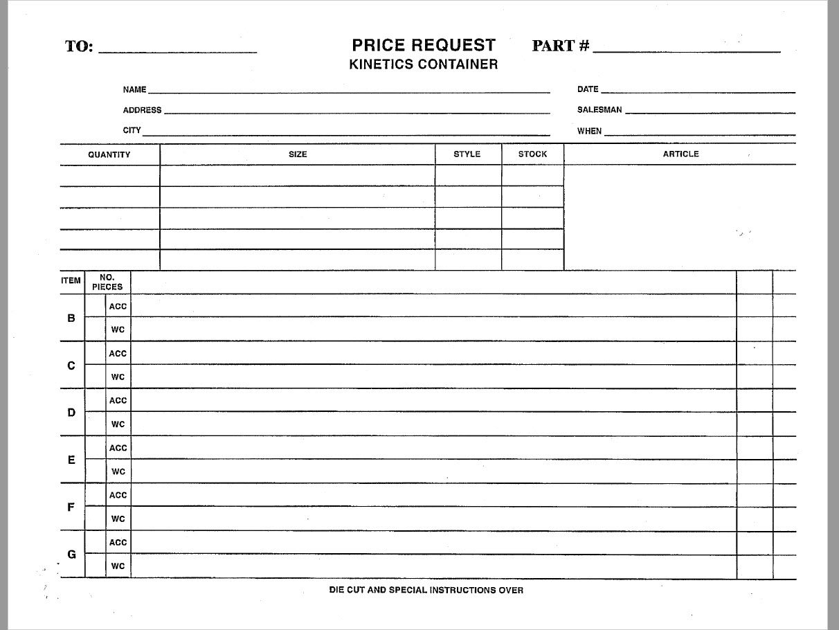 Price Request