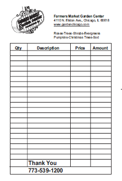 Order Pad-Large