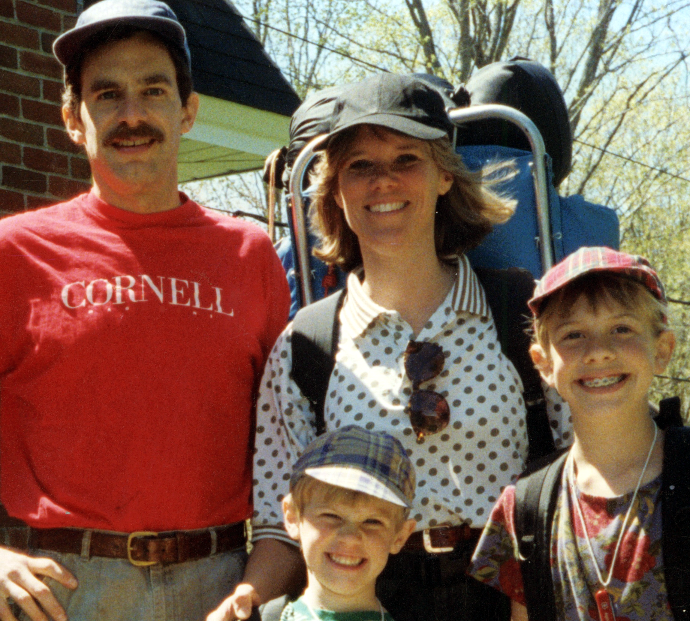 Twenty years ago, the Appalachian Trail went through our hard. And a mustache went through my face.