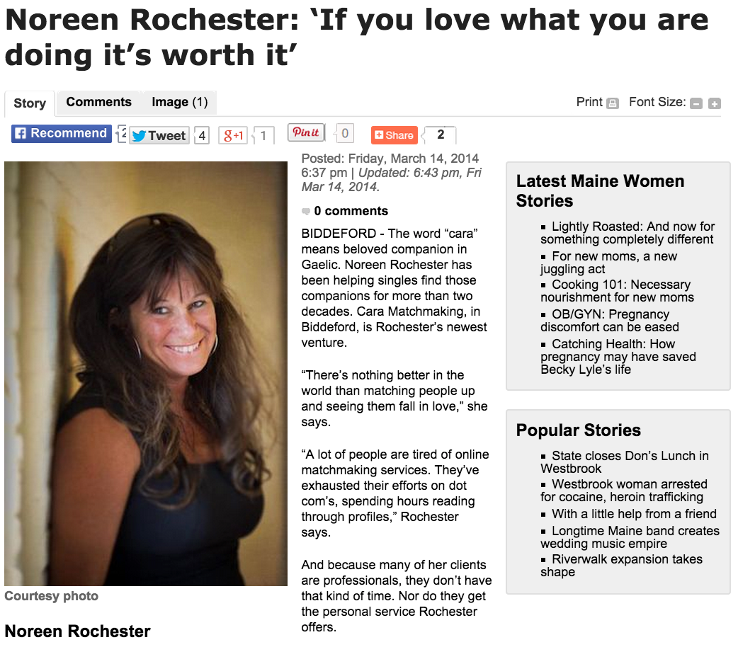 Maine dating service