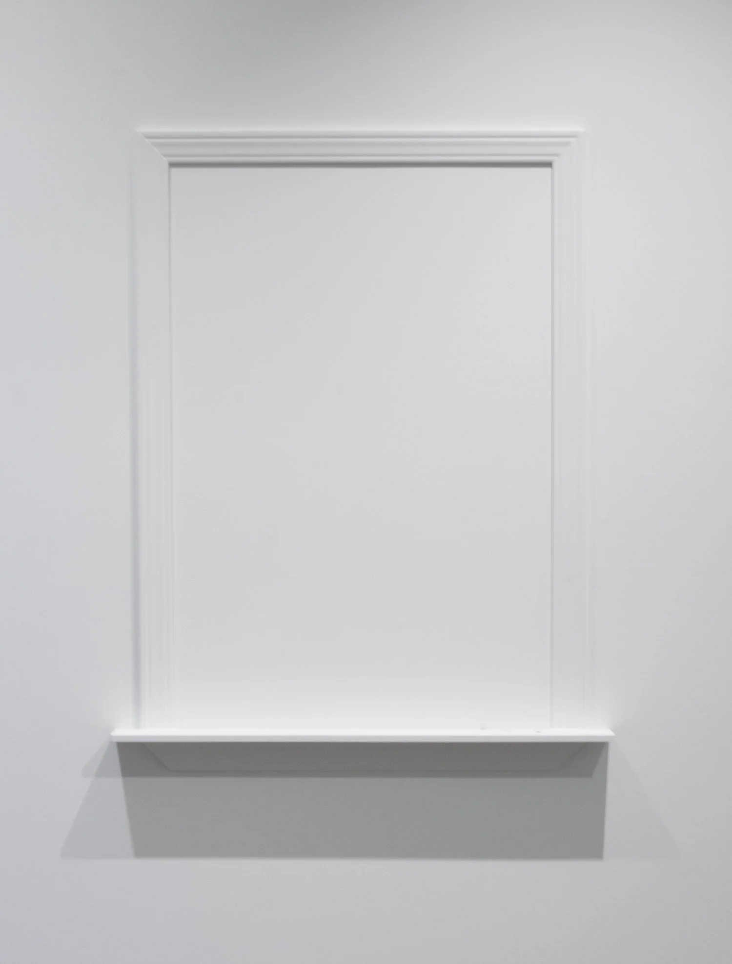 "1-2-3", 2016, Graphite, colored pencil, baseboards, paint, 48 inches x 30 inches x 3 inches
