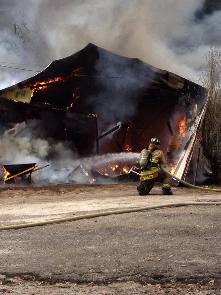 Firefighters fight structure fire on Cargile Y.