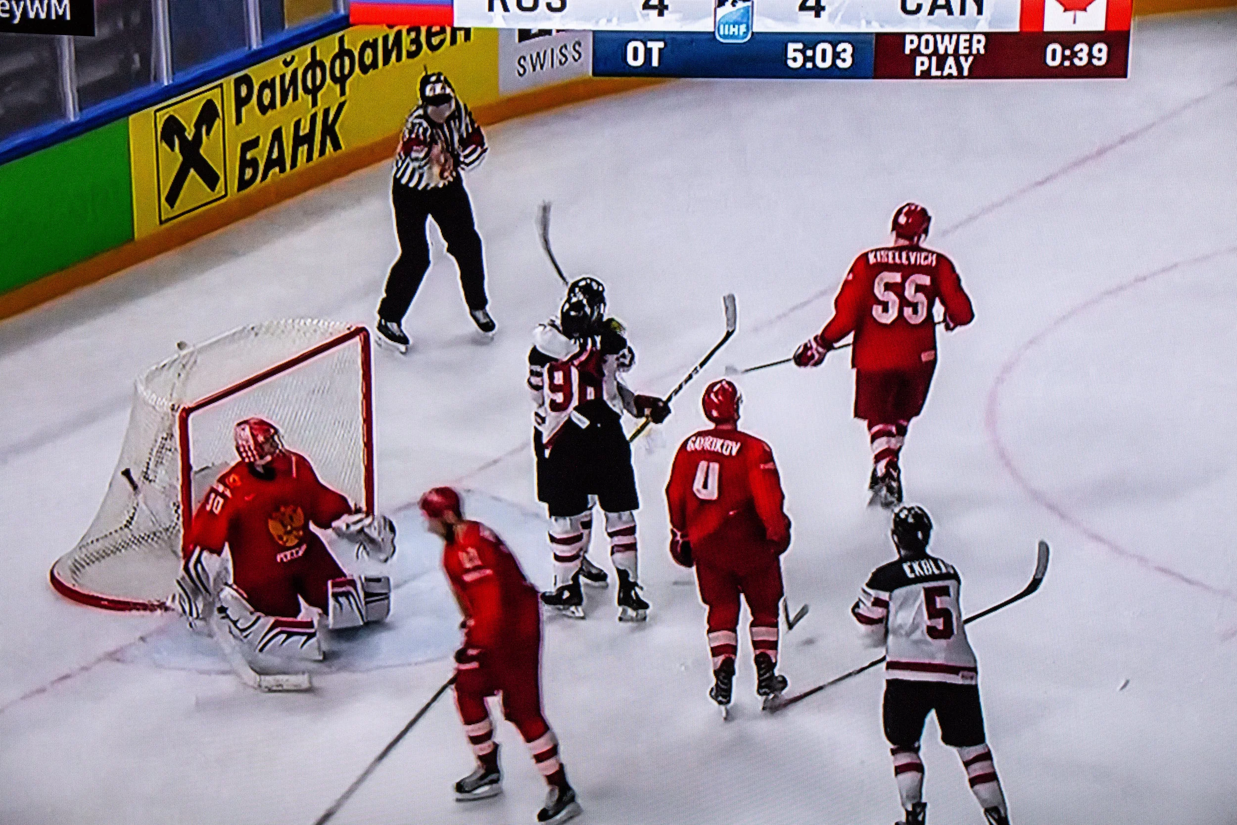 Eishockey WM - Russland - Kanada 4:5 OT