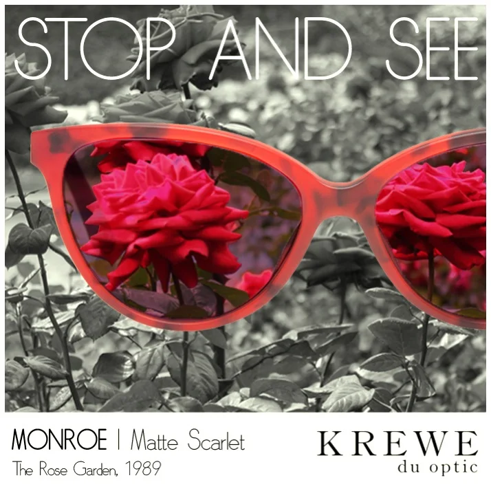 Beauty is behind the glass of the beholder. #KREWEduoptic #Monroe #NOLArosegarden