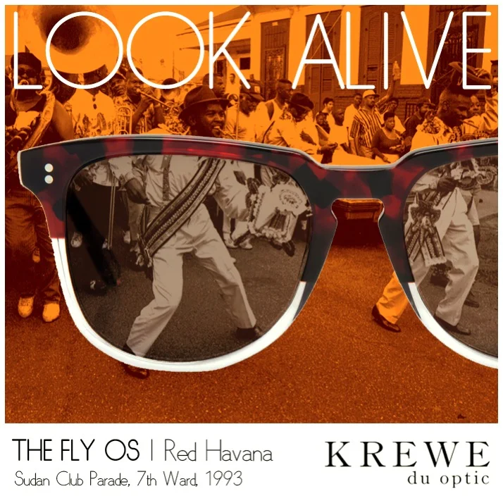 Shades made to wear with your 2nd Line Suit. #KREWEduoptic #2ndline #7thWard