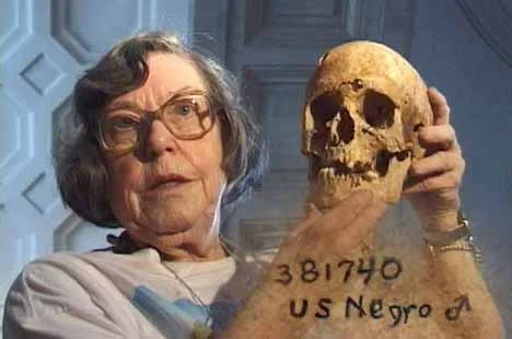 Lucille St. Hoyme, physical anthropologist (1924-2001); from http://innercity.org/holt/skull.html