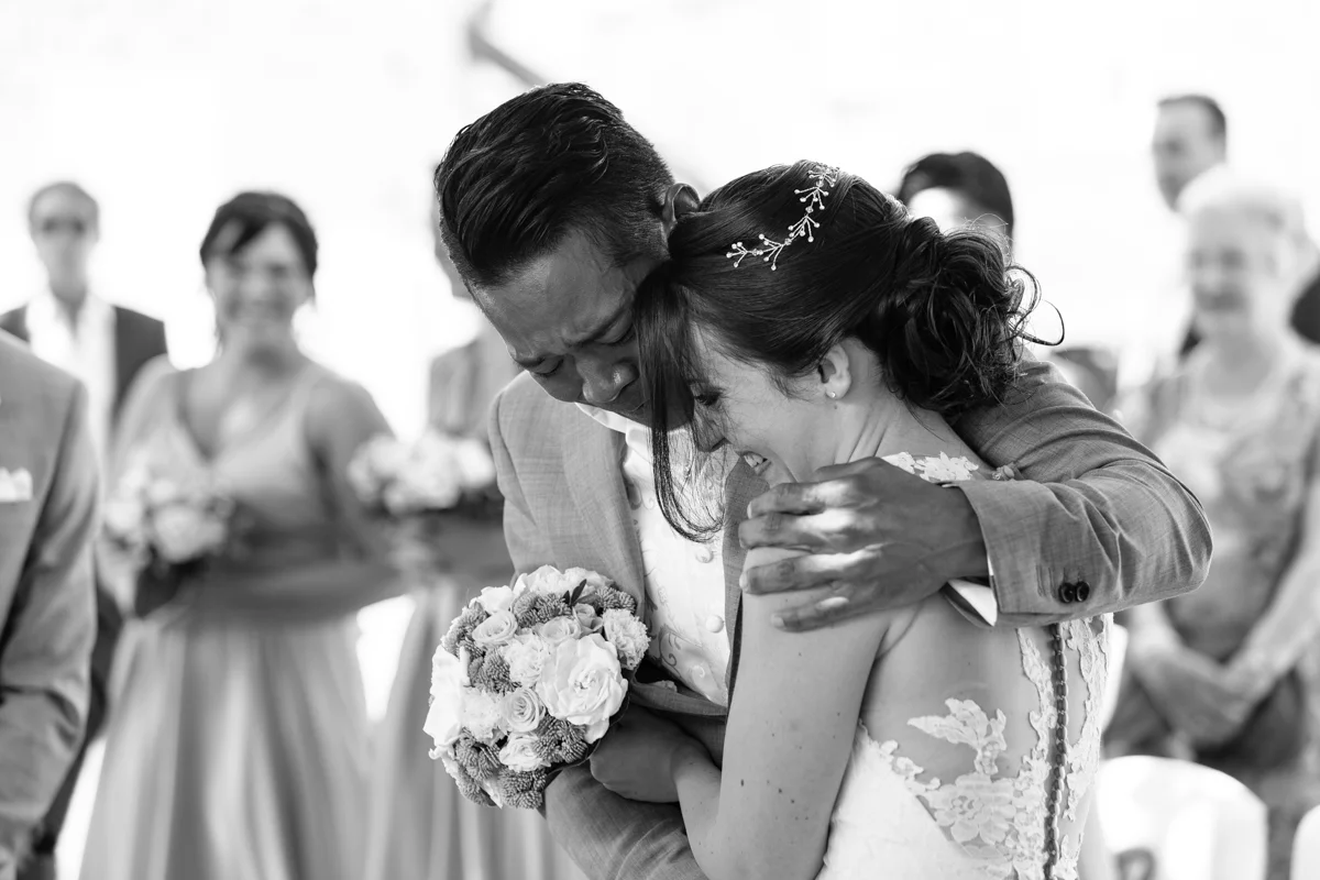 Documentary wedding photographer London