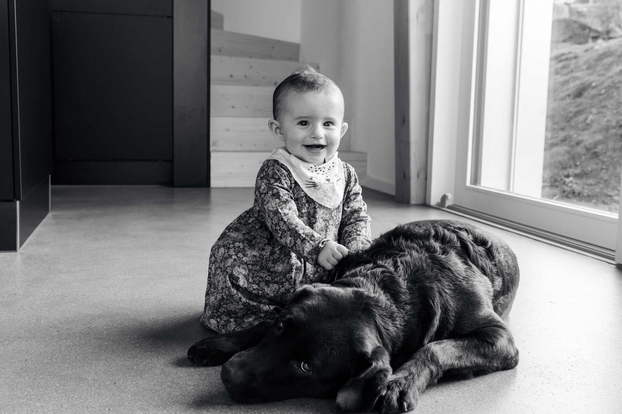 Baby and Dog Photographer