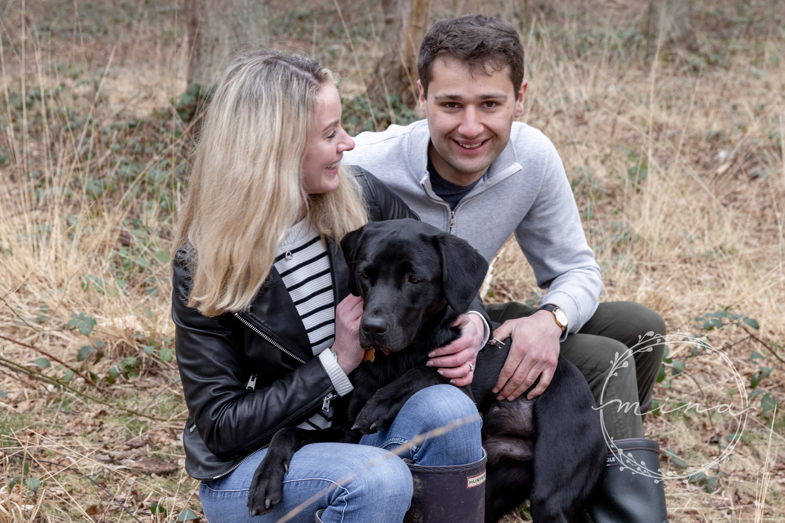 Couple with Dog Photography