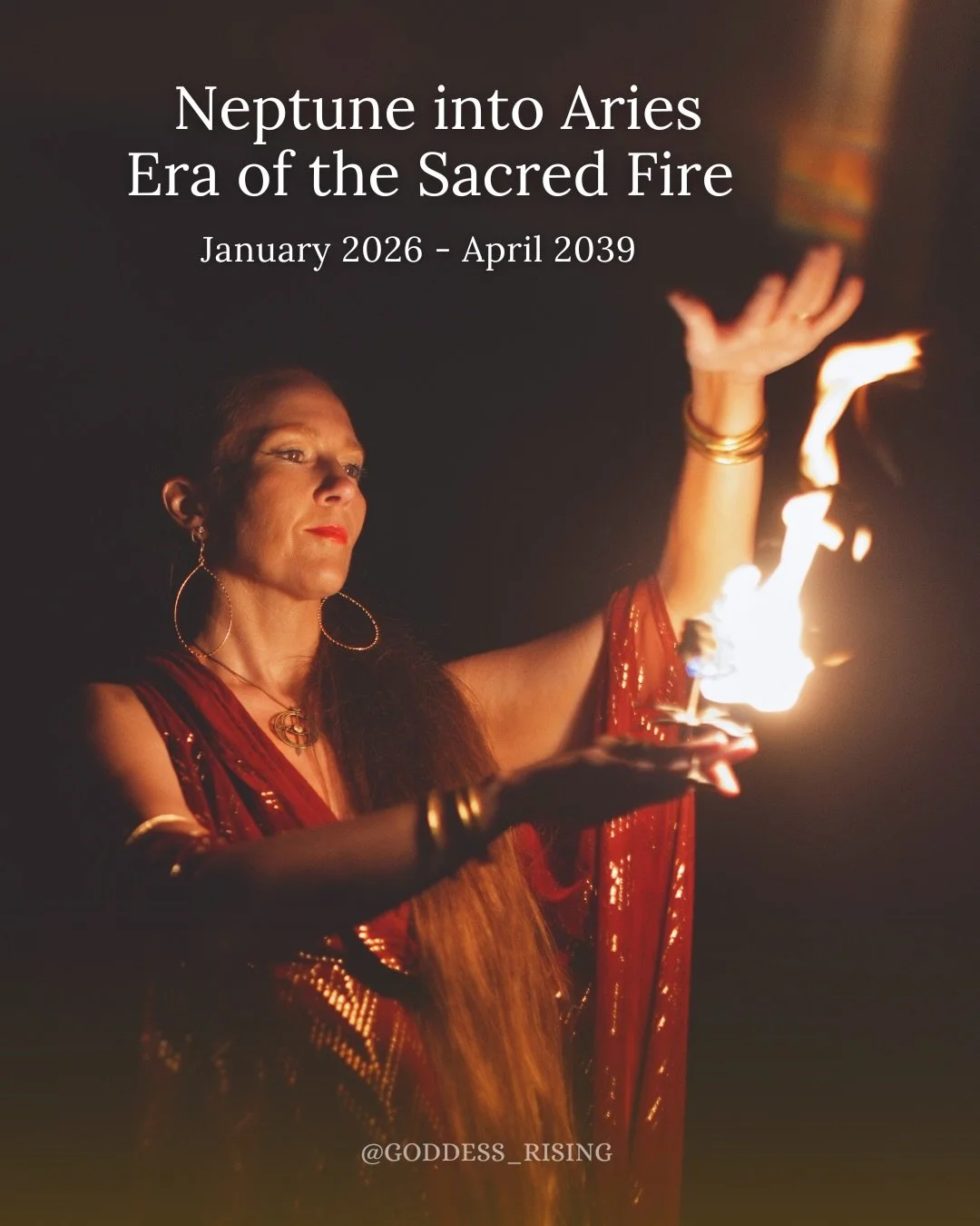 🔥SCROLL THE CAROUSEL 👆🏽As Neptune moves into Aries for the next 13 years, there is a collective soul-summoning to rise for liberation, justice, and peace. As priestesses, mothers and daughters of Heaven &amp; Earth, we are called to courageously s
