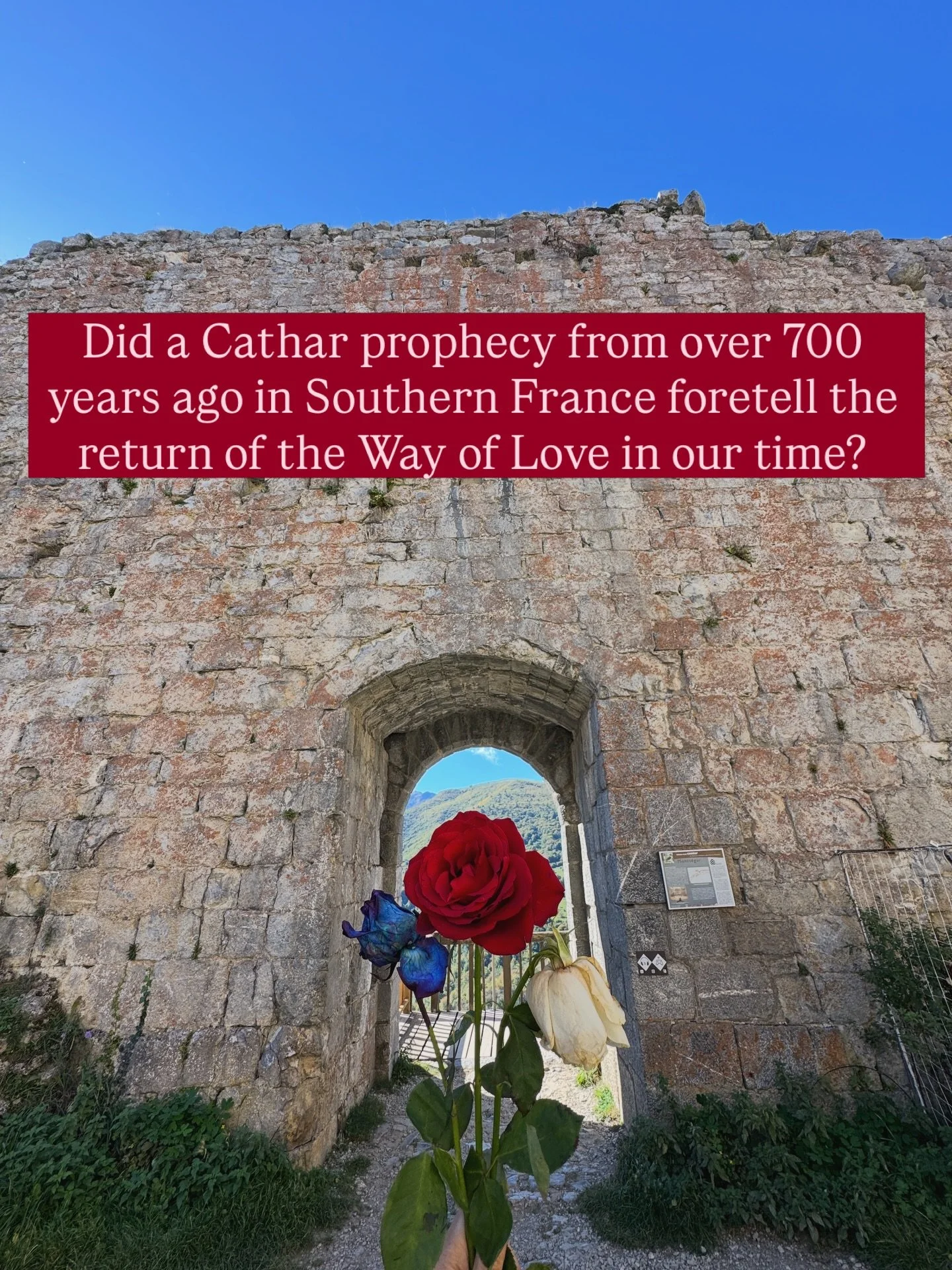 🌹💙🌹 In honour of the Cathars and the Way of Love, we gather on March 16 for a free ritual circle marking the 782nd Memorial of the Siege of Monts&eacute;gur.

With Venus now shining as the Evening Star, activating the root chakra of lineage and em