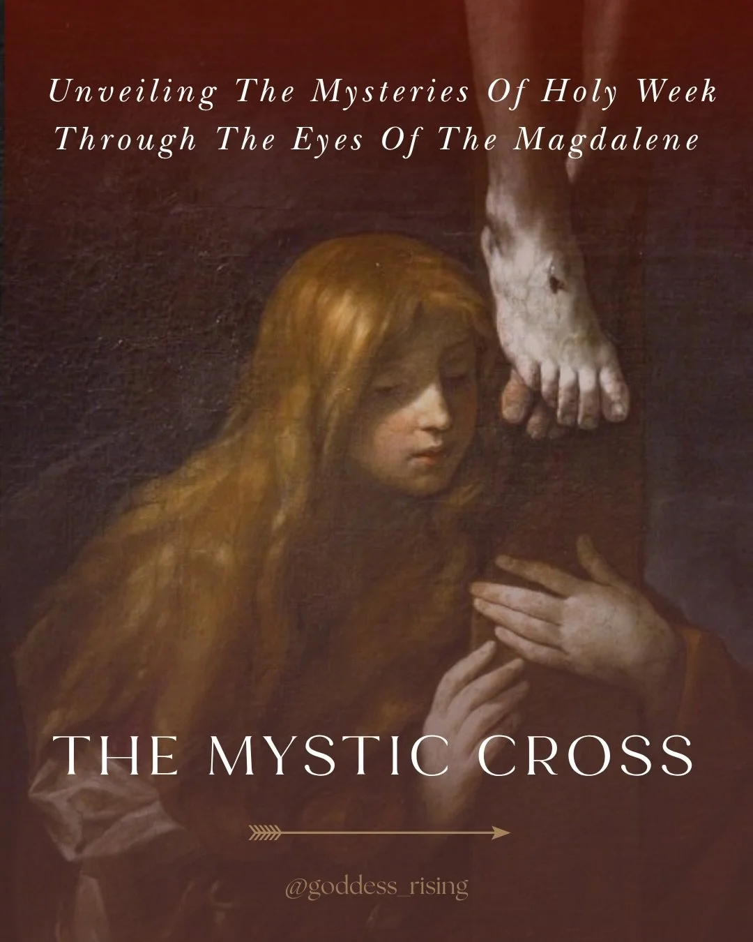 Sacred Scroll Series 5 of 8 ❤️&zwj;🔥The Mystic Cross❤️&zwj;🔥 Uniting above &amp; below, within &amp; without, the earthly body with the Soul Self, this is why we are here. 

Scroll Carousel 👆🏽

This is both the golden gift and prophecy to realize