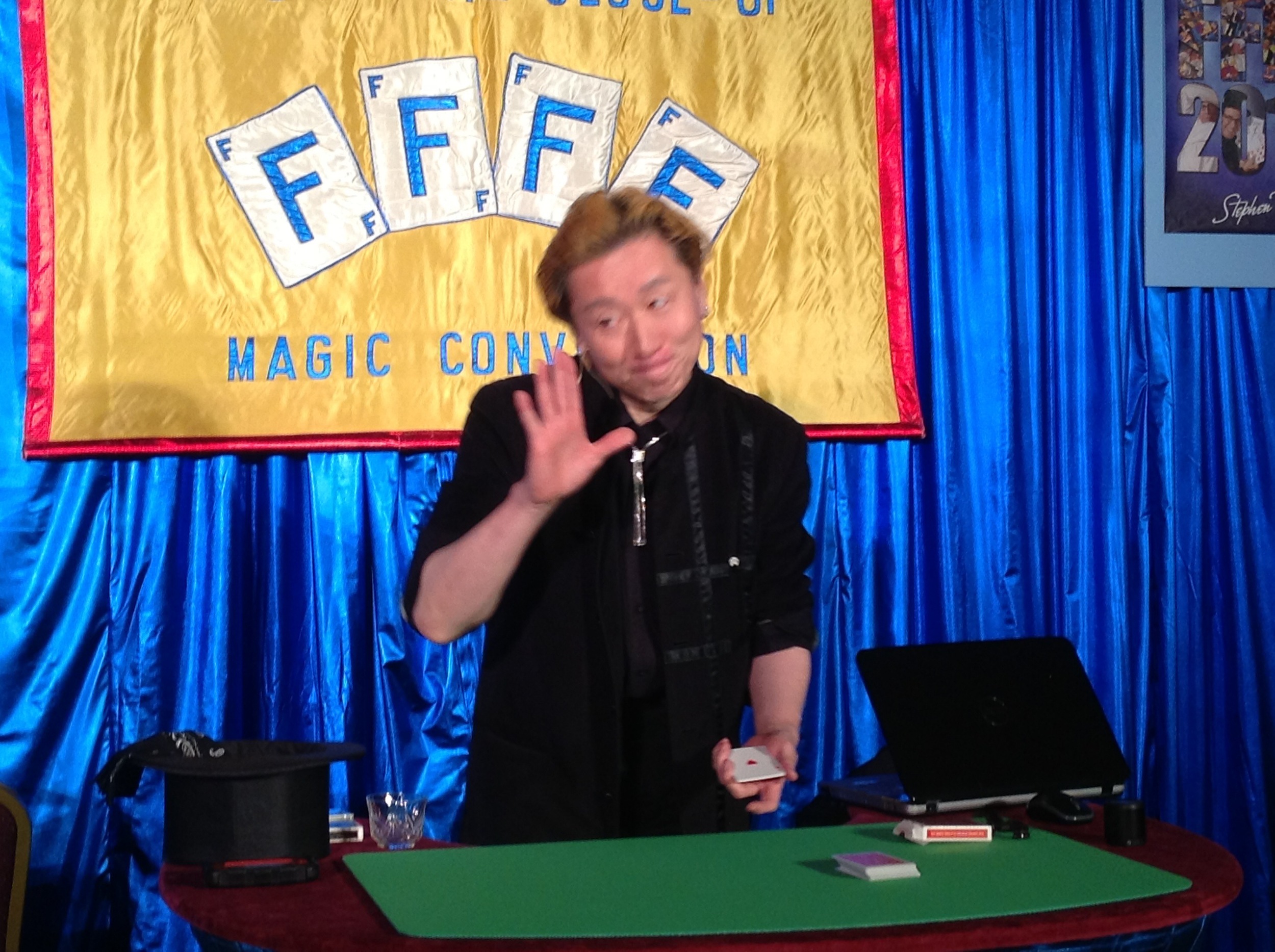 Hiro Sakai was the first lecturer to kick off the convention.
