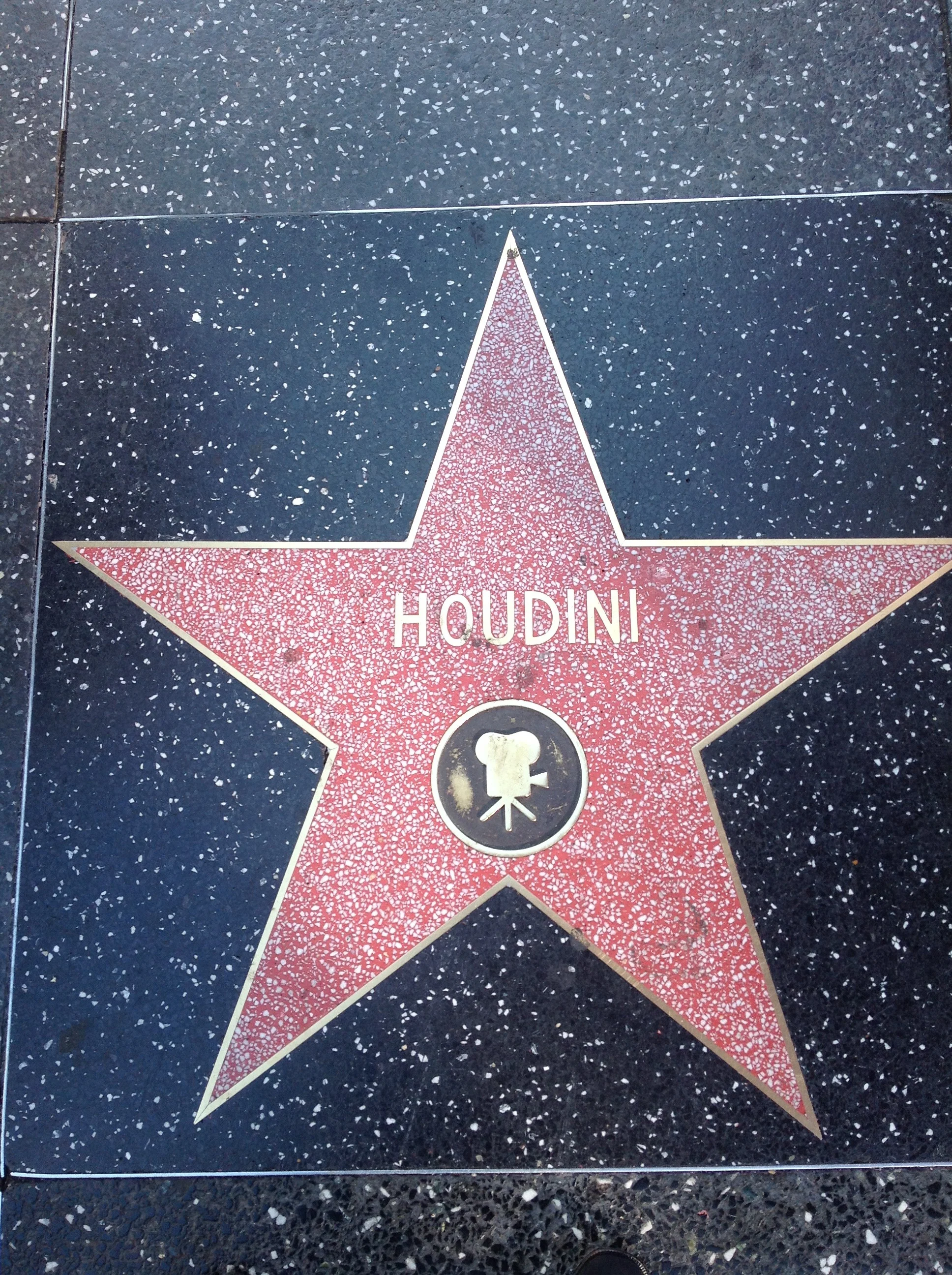 Houdini's Star on the Walk of Fame