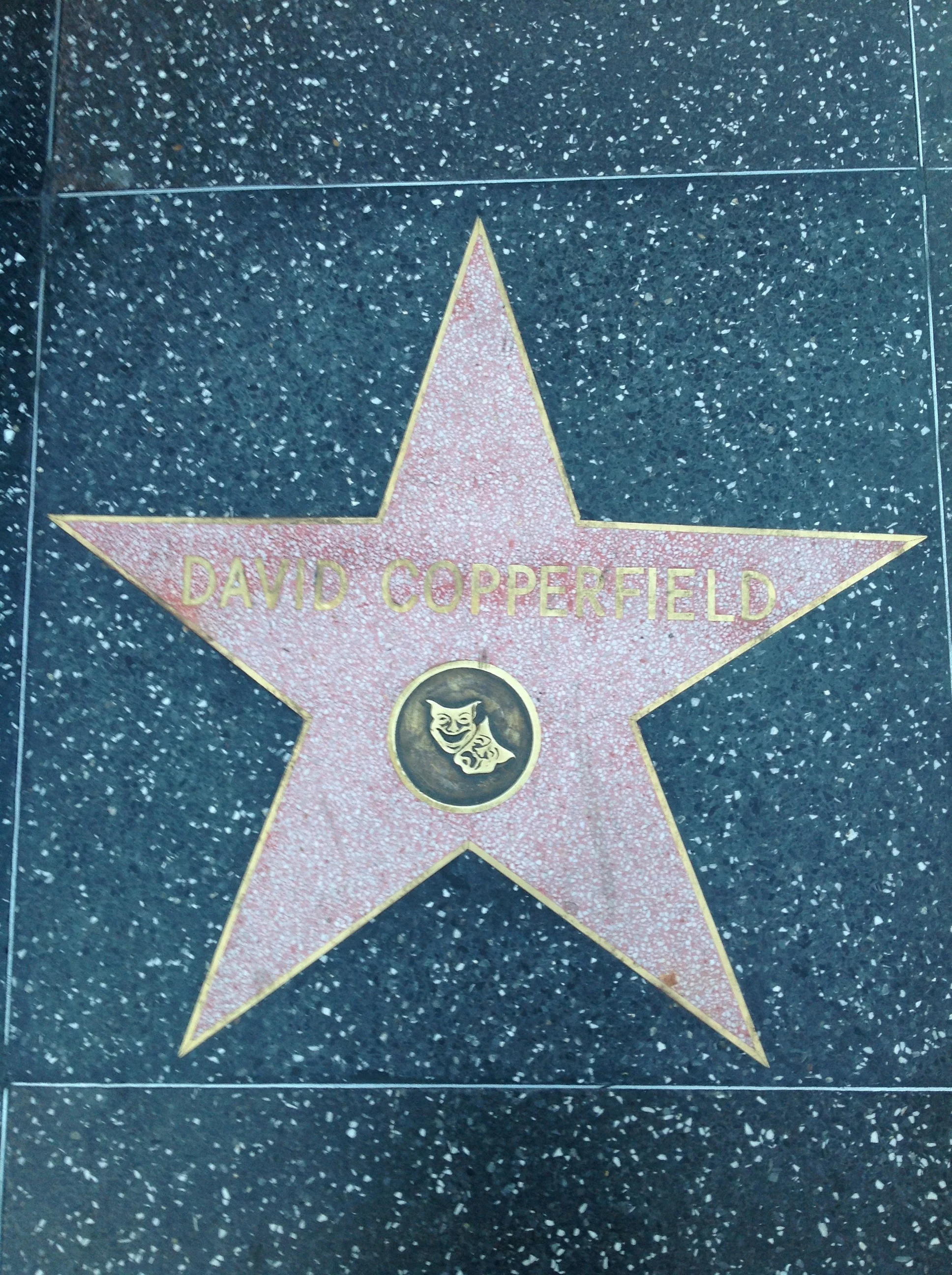 David Copperfield on the Walk of Fame