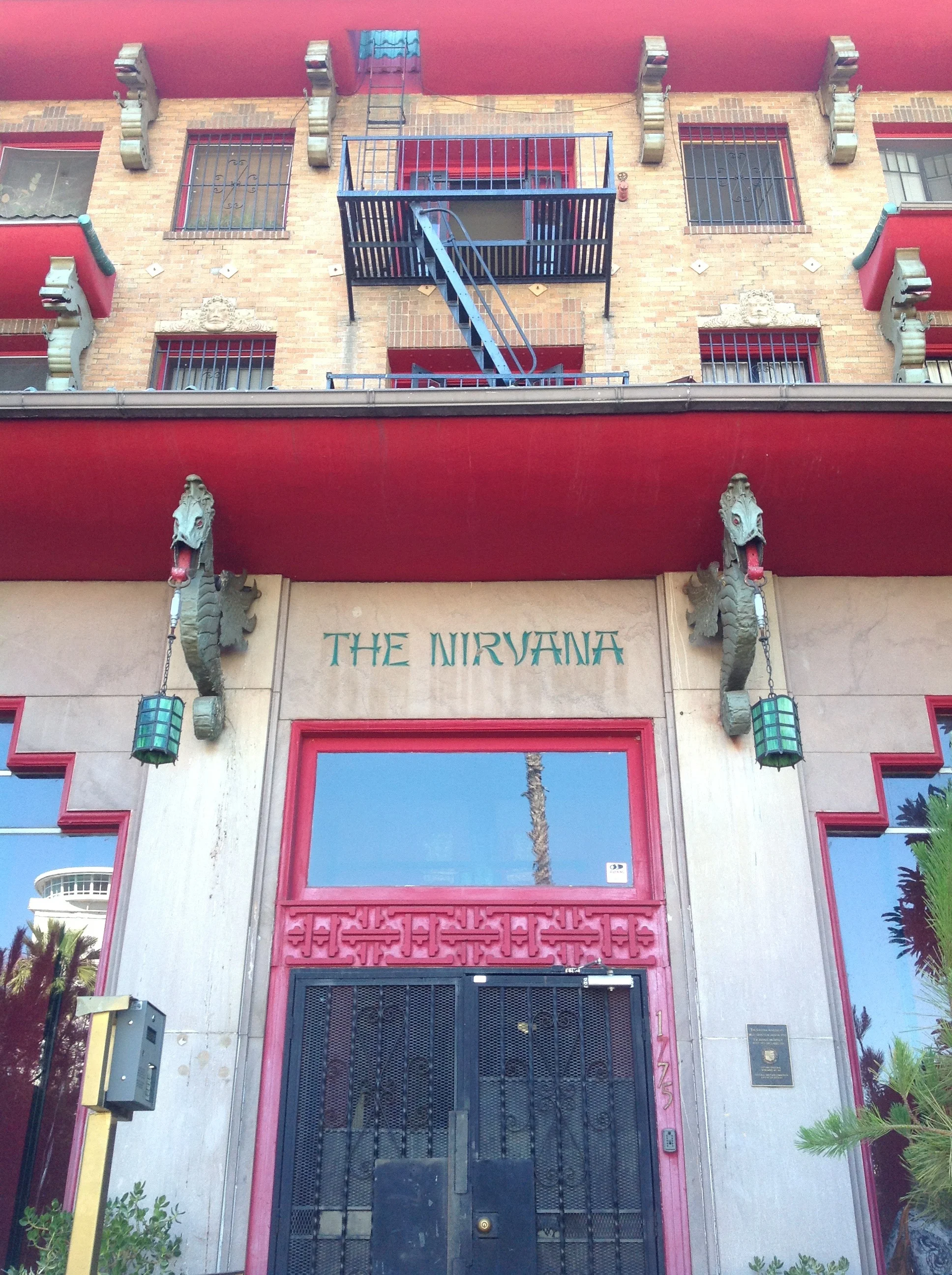 The Nirvana Apartments where some Magic Castle performers stay