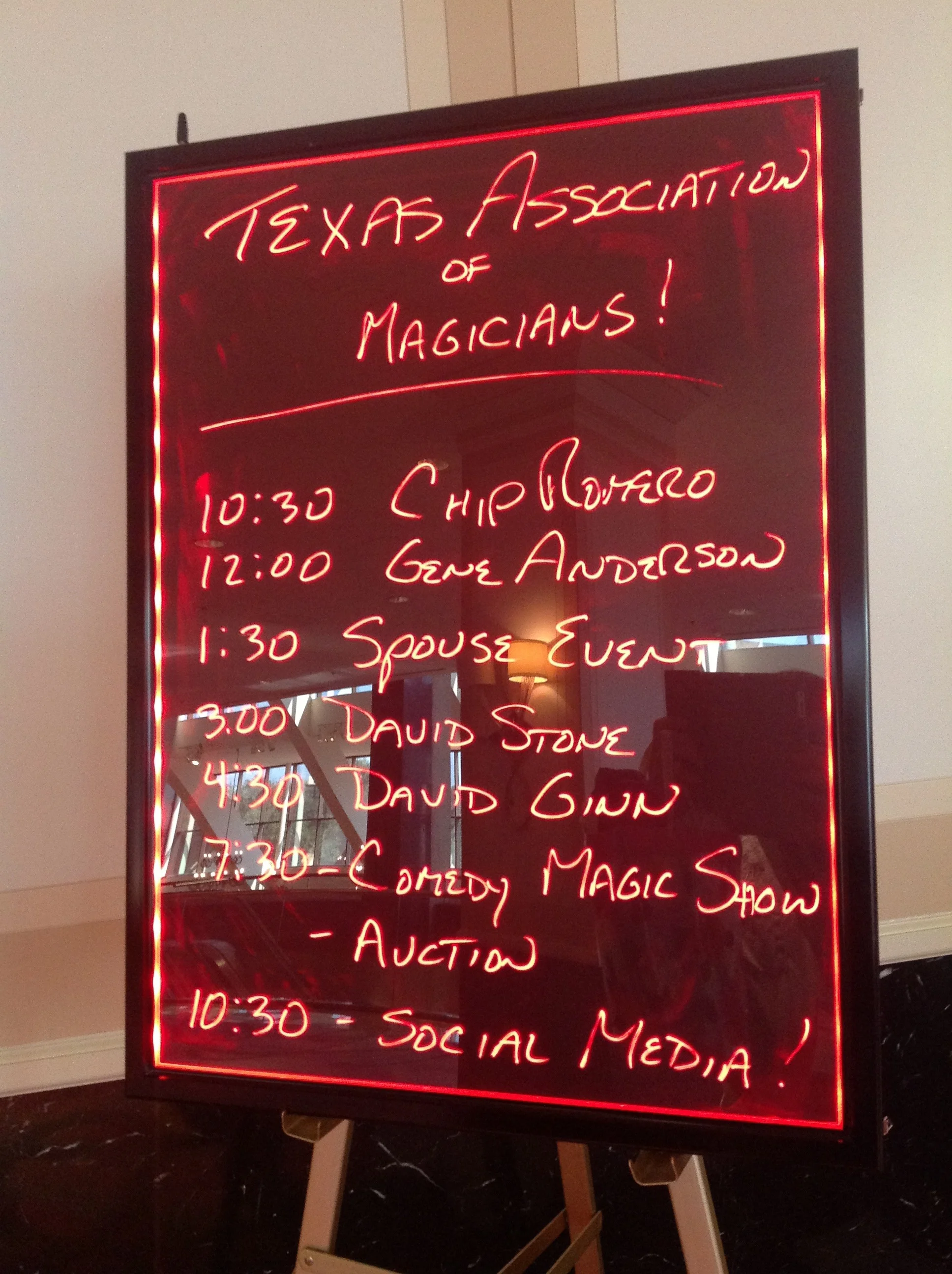 On the menu for Saturday