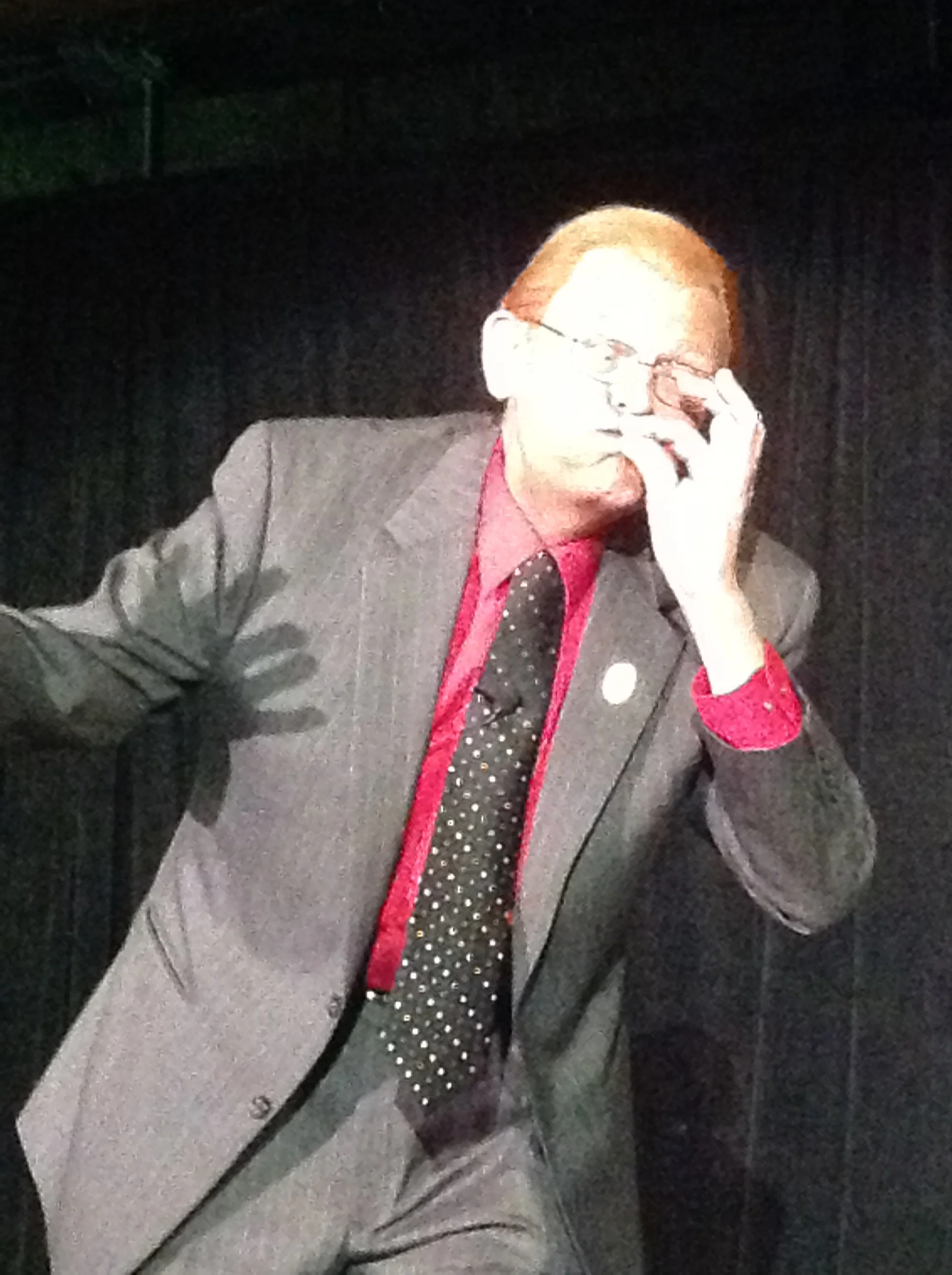 Tom Mullica doing Red Skelton gag