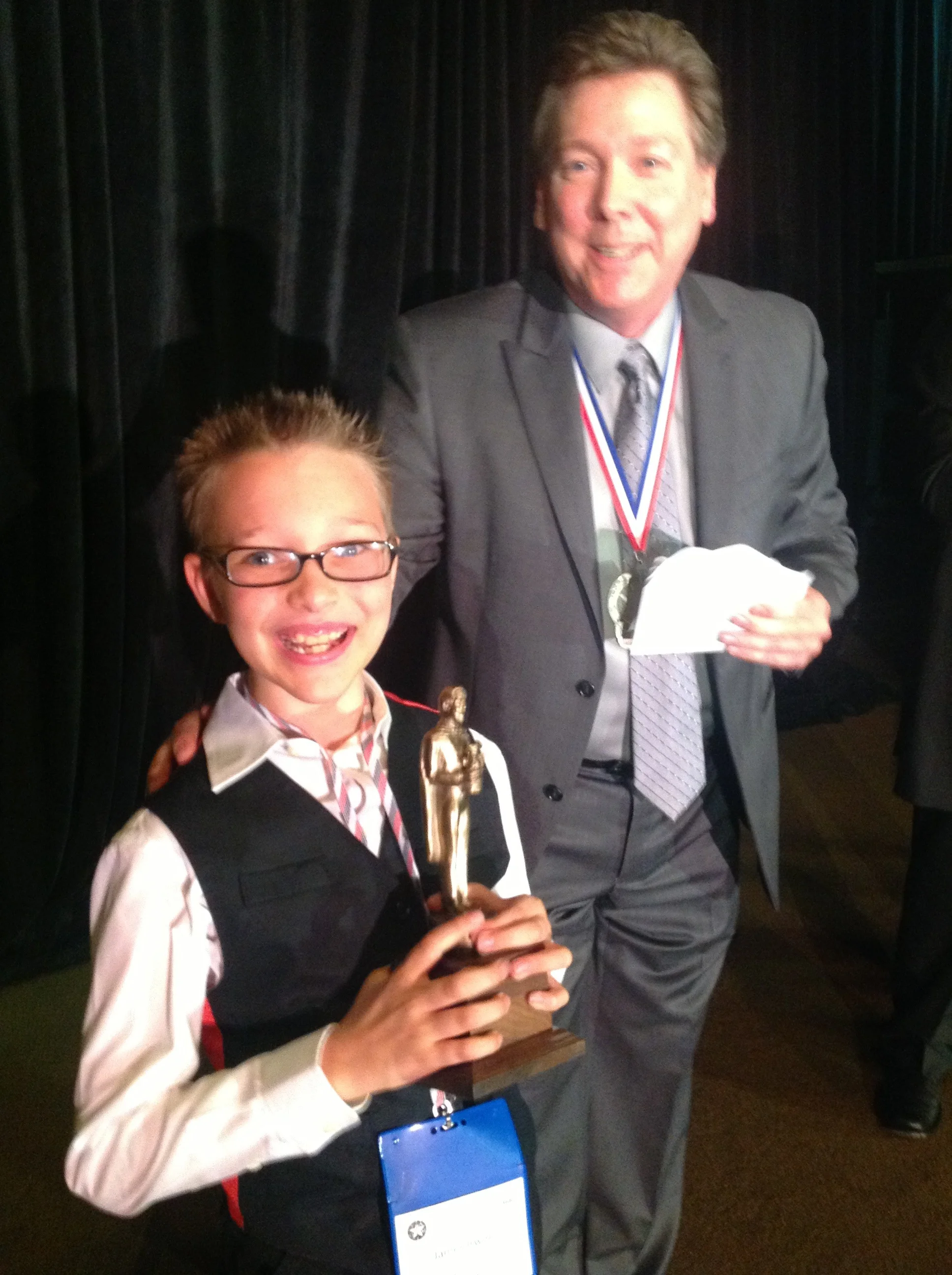 James Irwin with Bob Emory