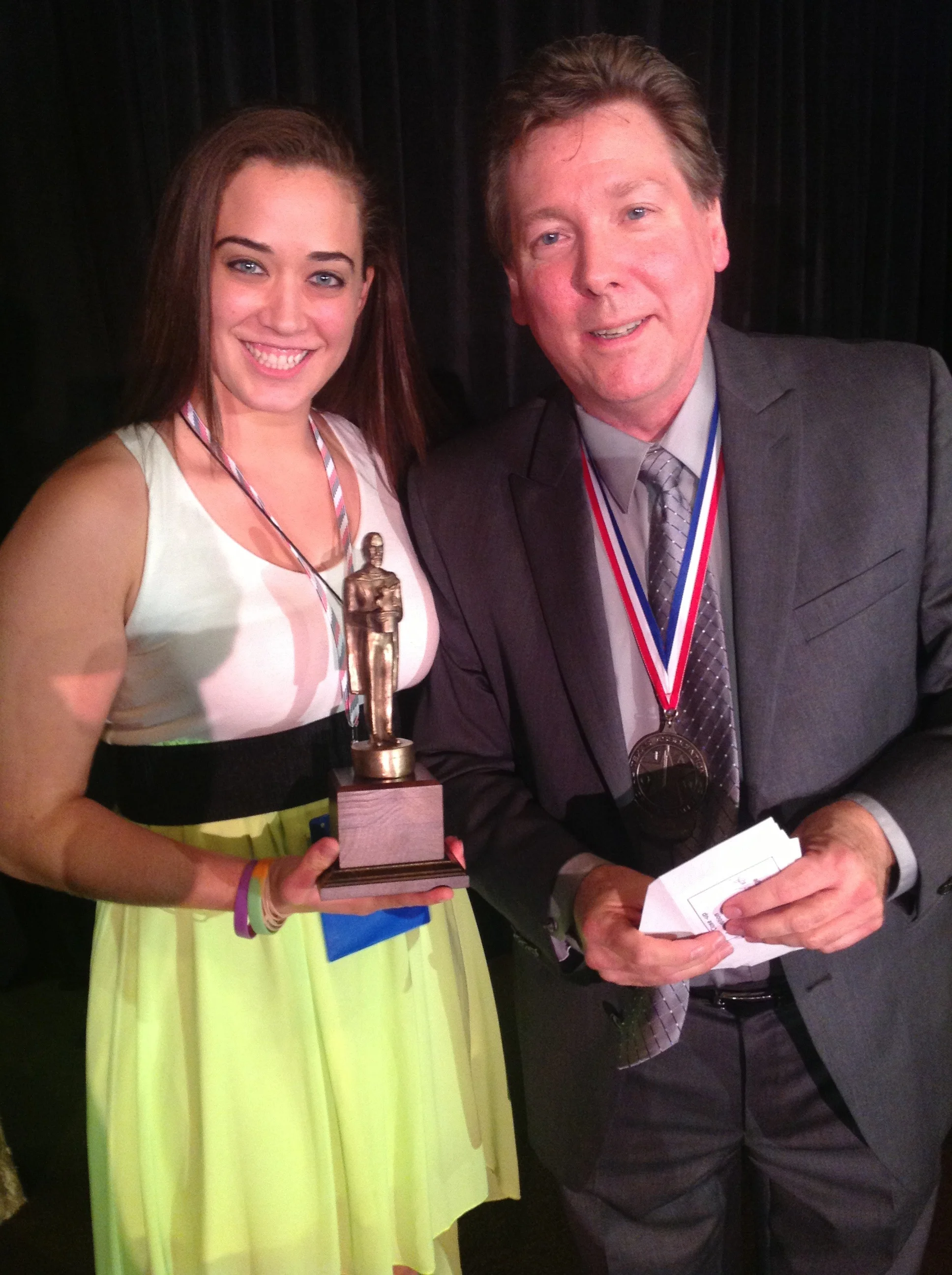 Kayla Drescher and Bob Emory