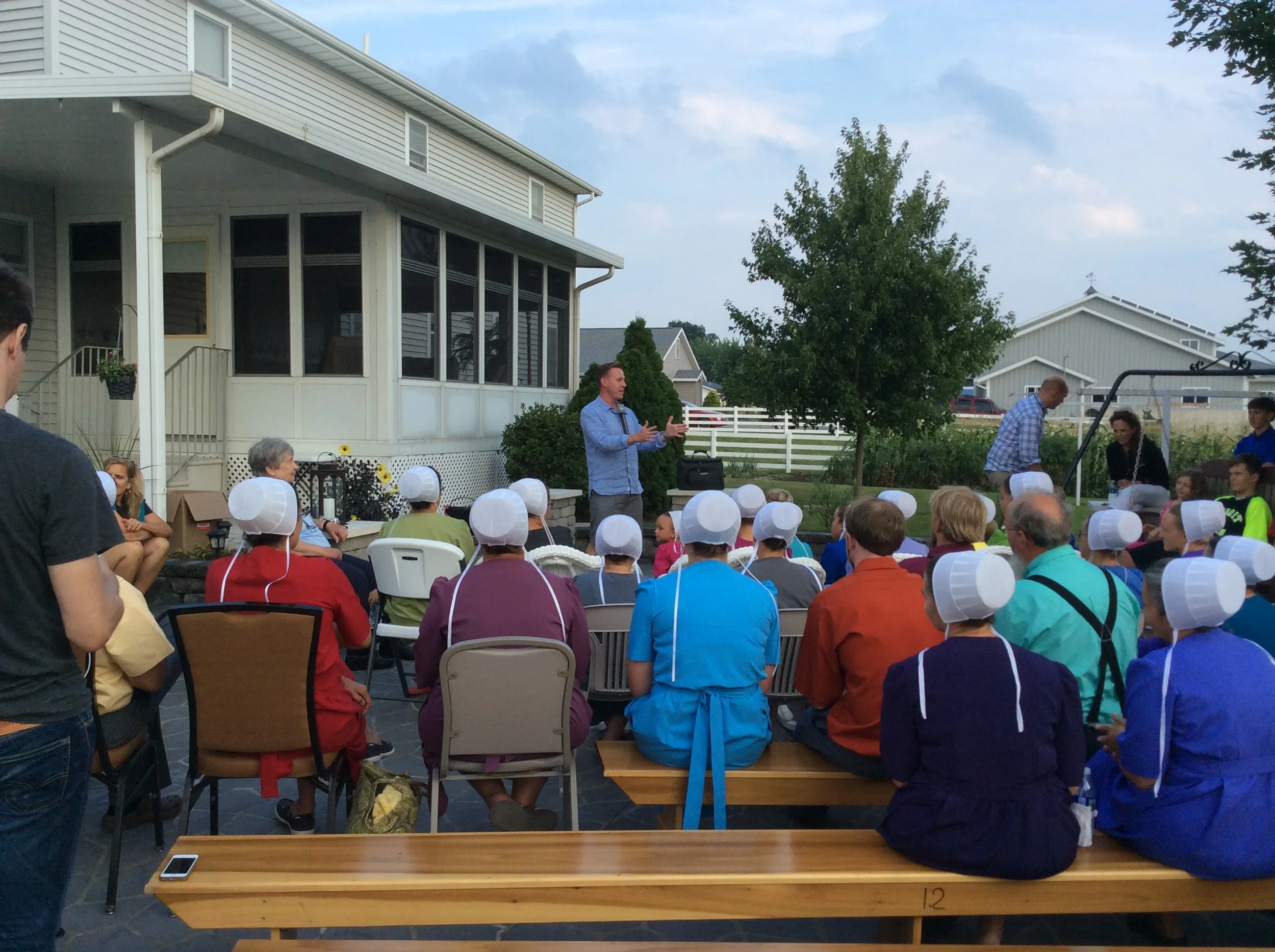 Michael Mode was the MC for our show for the Amish