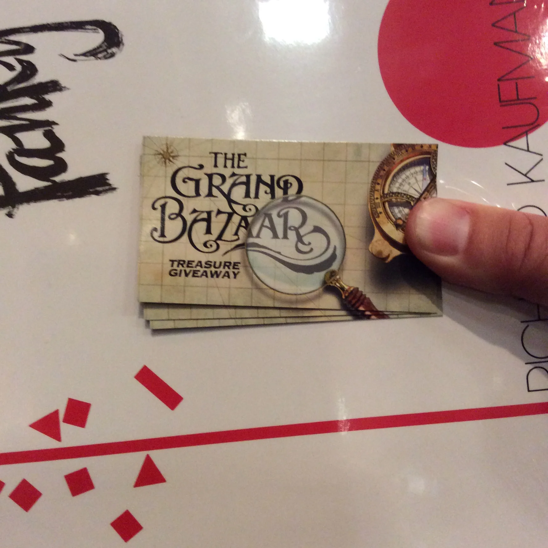 Reward cards for drawings