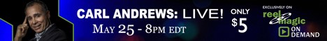 Didn't make it to see Carl Andrews on his recent U.S. Lecture Tour? Carl's live lecture IS FREE to all "Reel Magic On Demand? and "Max" subscribers! If you're not a Reel Magic On Demand subscriber , click the link above for more information and learn how to subscribe. It's JUST $5 PER MONTH and there is no long-term obligation. And now for a special offer ONLY for The Magic Word Podcast listeners. Kozmo is offering a special, on month FREE offer. Try before your buy Reel Magic Magazine. See what everyone is talking about. Just drop an email to Kozmo at kozmomagic@me.com with the Subject line of "Free Month for The Magic Word Podcast Listener" What are you waiting for? Try it today!