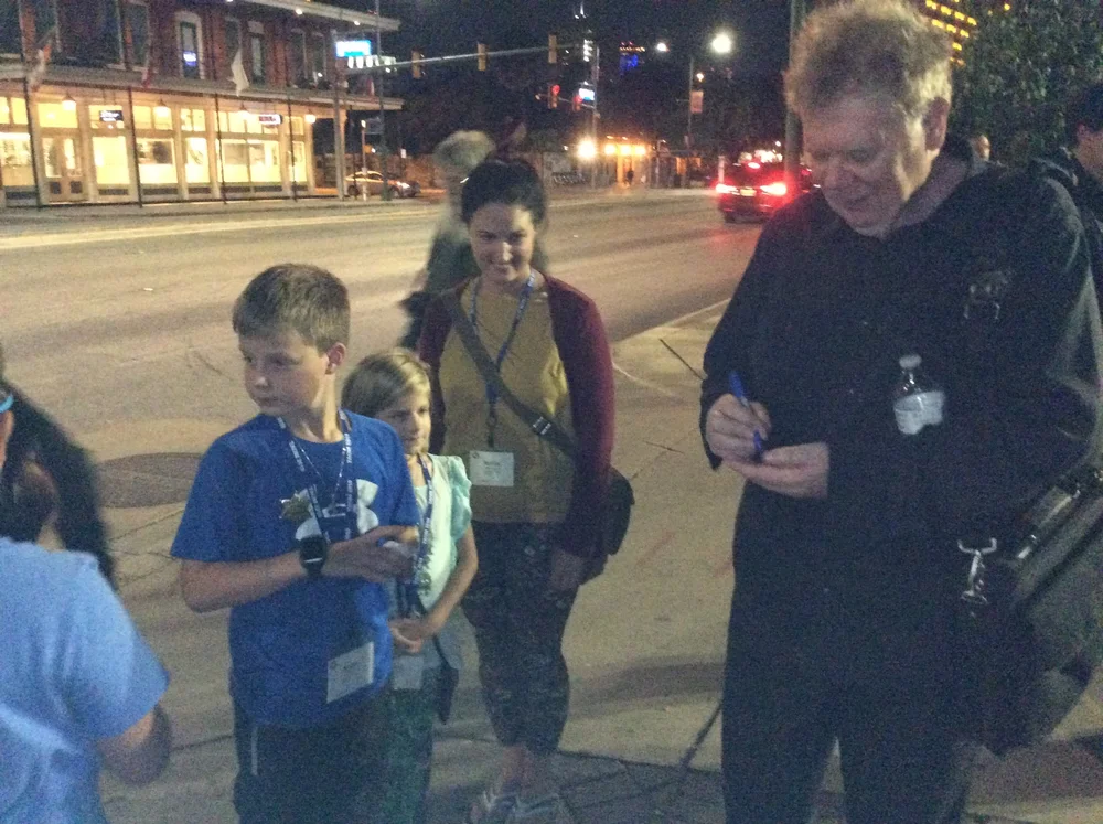 Nick Lewin Signing Autographs