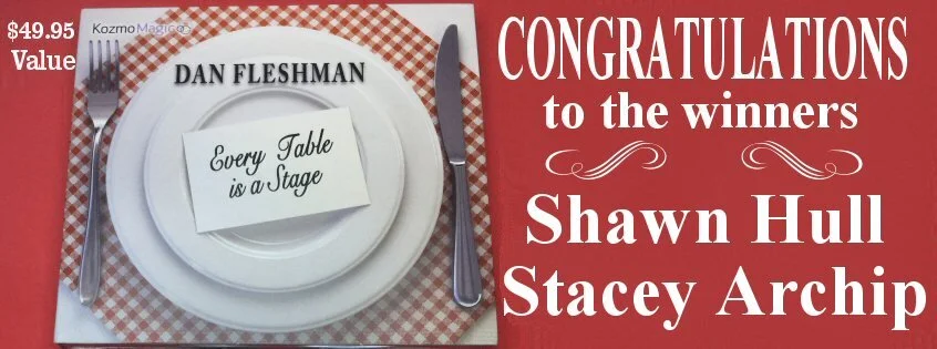 If you r name wasn’t drawn as one of our winners, you can order a copy of this set of lecture notes by visiting Dan Fleshman’s website at:  https://www.danfleshman.com/index.php/product/every-table-is-a-stage-2-dvd-set/