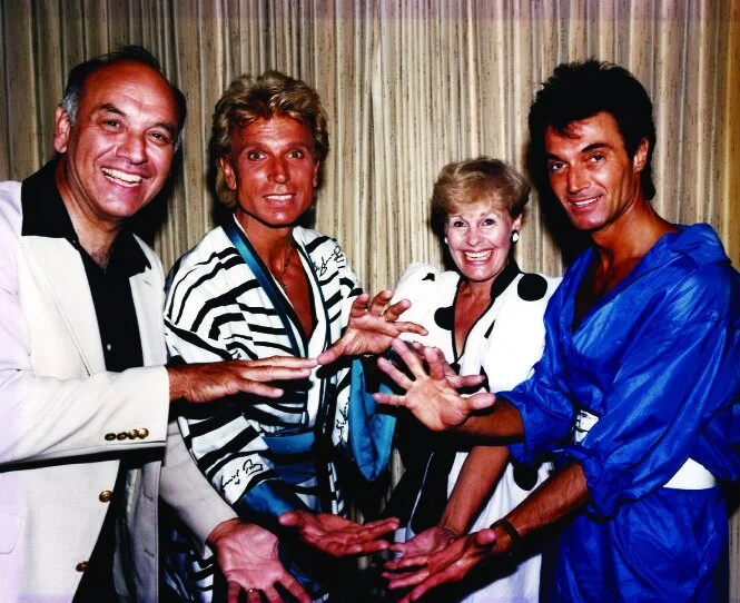 Joe and Martha with Siegfried and Roy