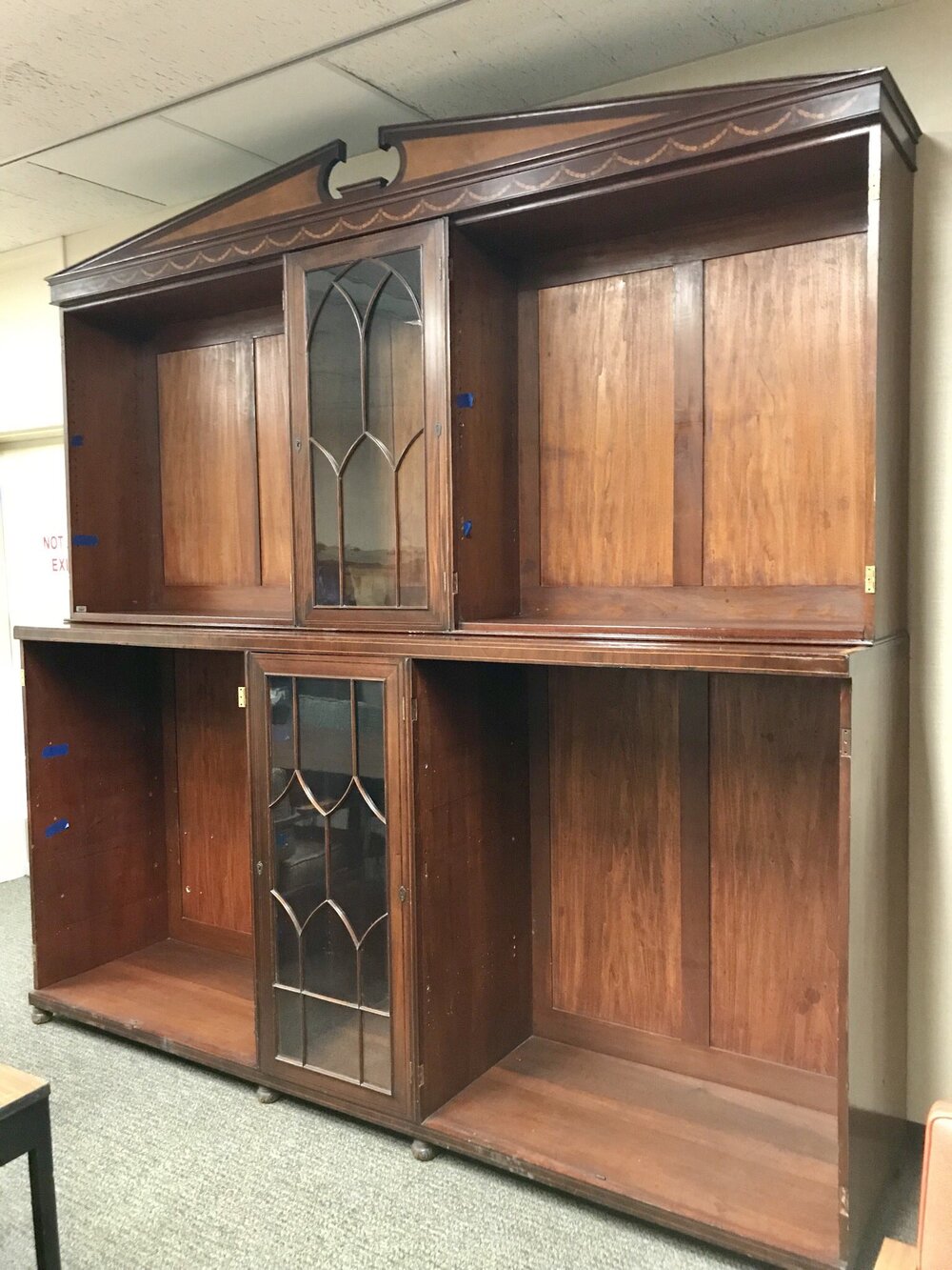 The Houdini bookcase without the glass doors