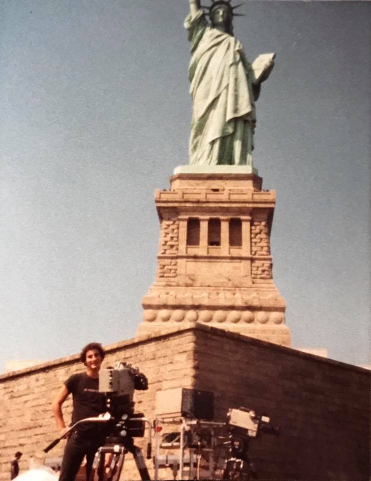 Ed Alonzo Helping David Copperfield with the vanish of the Statue of Liberty
