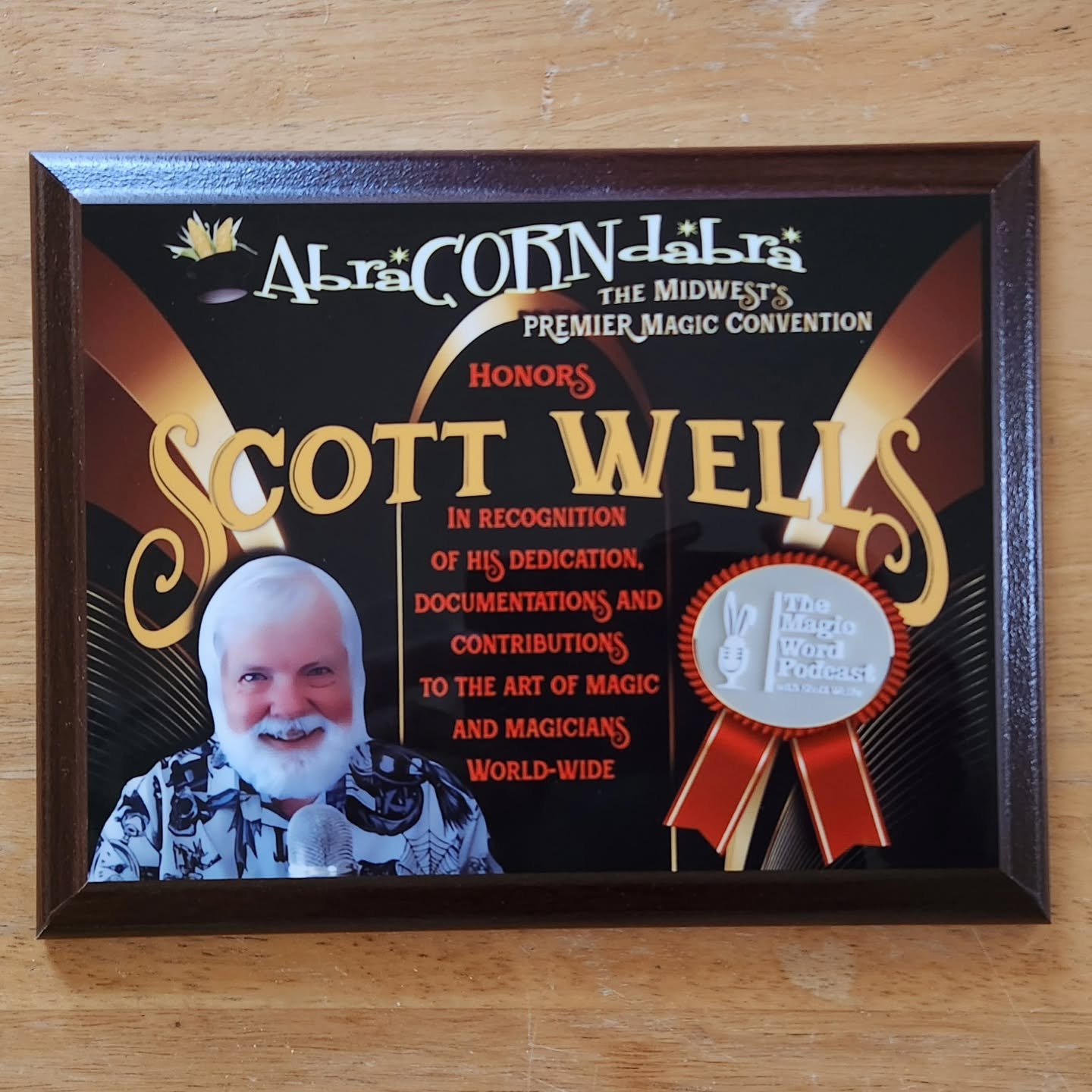 And then this happened! I was surprised at AbraCORNdabra with this award. Thank you for recognizing and appreciating my efforts. #abracorndabra2025 #tinybubbles