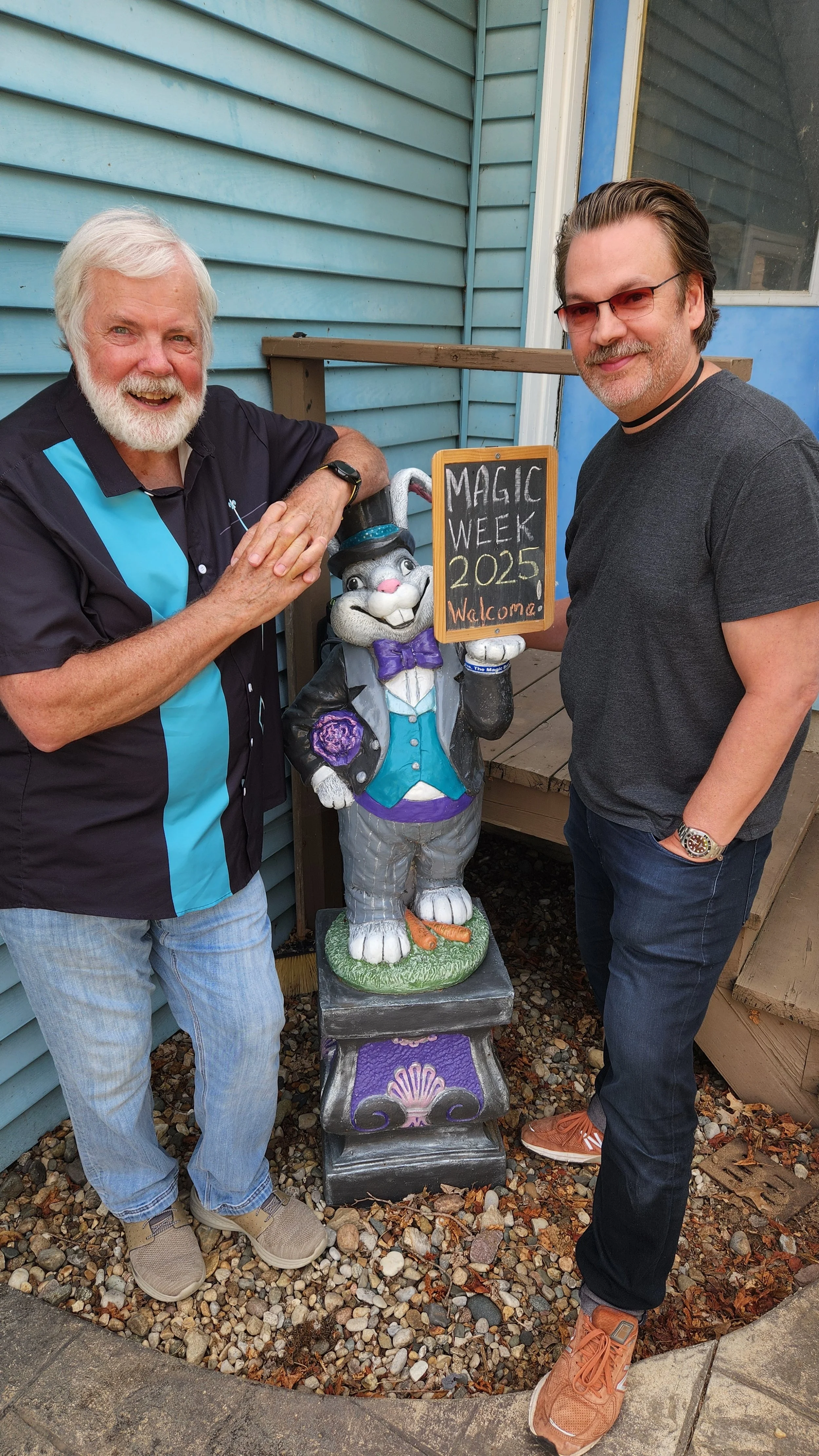 Scott with Derek Hughes