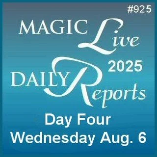MAGIC Live! 2025 Daily Reports It's a wrap! - All four days of reports from MAGIC Live! in Las Vegas have been posted on The Magic Word Podcast and available for your listening pleasure. What another great convention! 15 years and counting. #magicliv